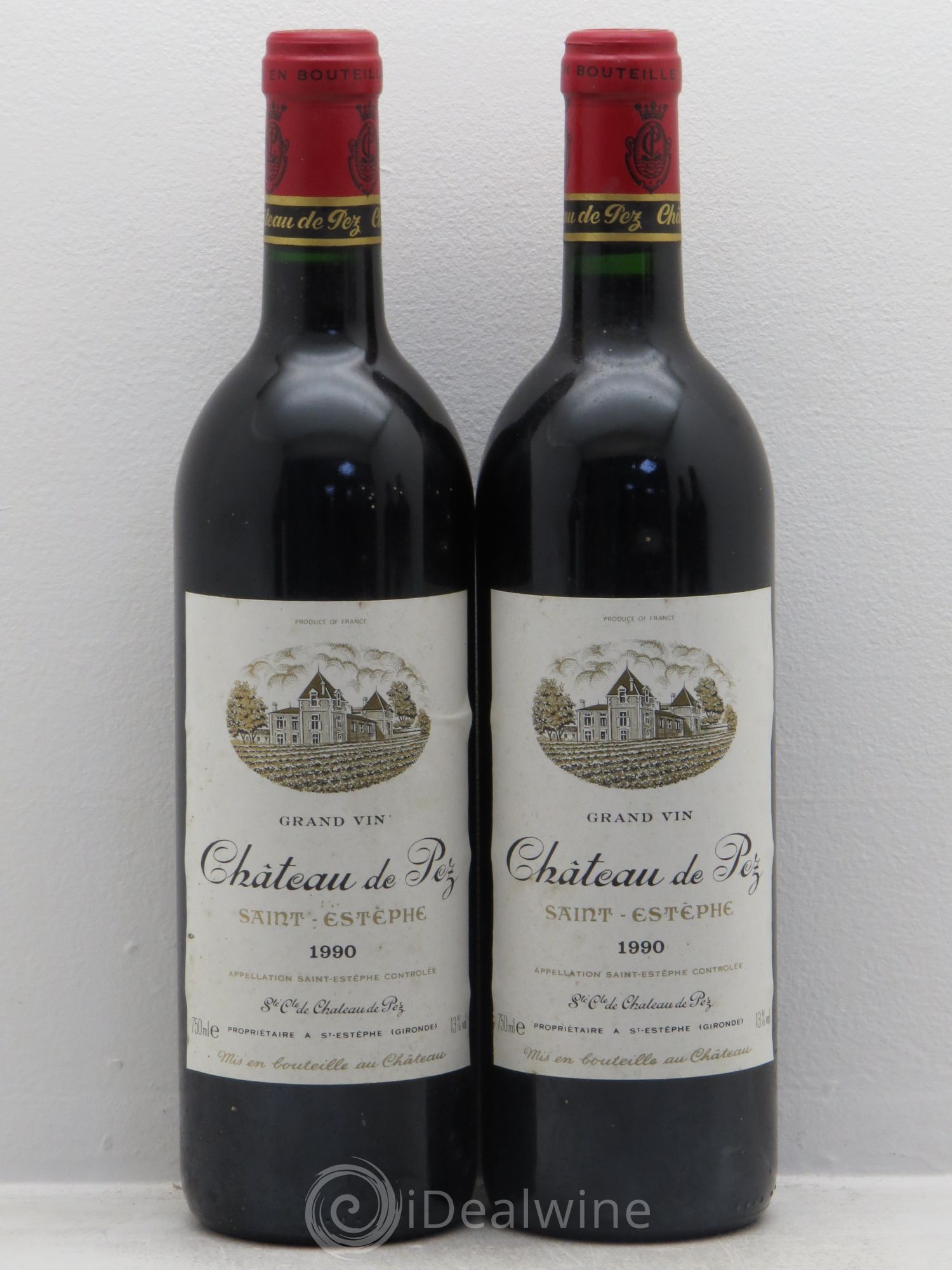 Château de Pez 1990 - Lot de 2 bouteilles - 0