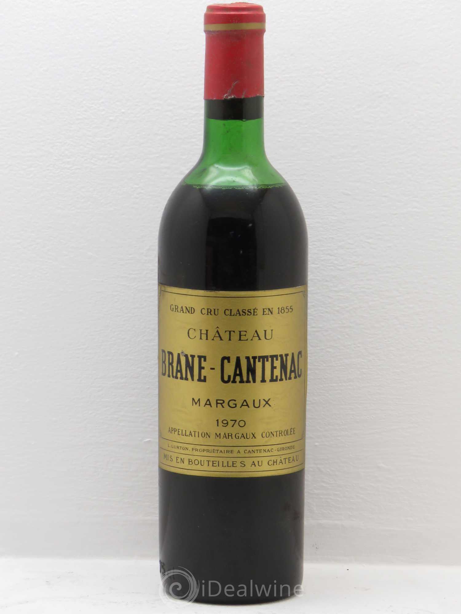 Château Brane Cantenac 2ème Grand Cru Classé 1970 - Lot de 1 bouteille - 0