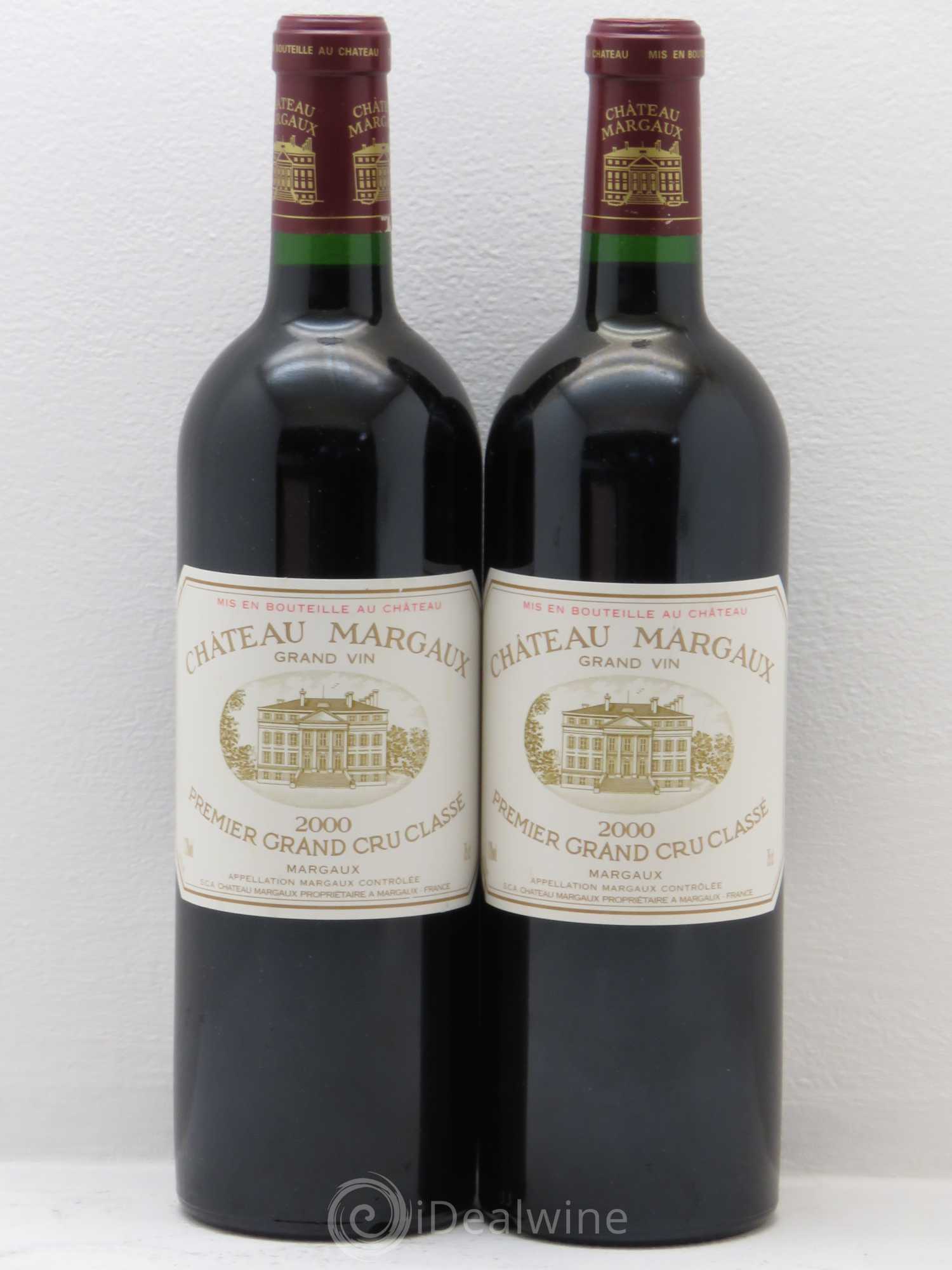 Château Margaux 1er Grand Cru Classé 2000 - Lot de 2 bouteilles - 0
