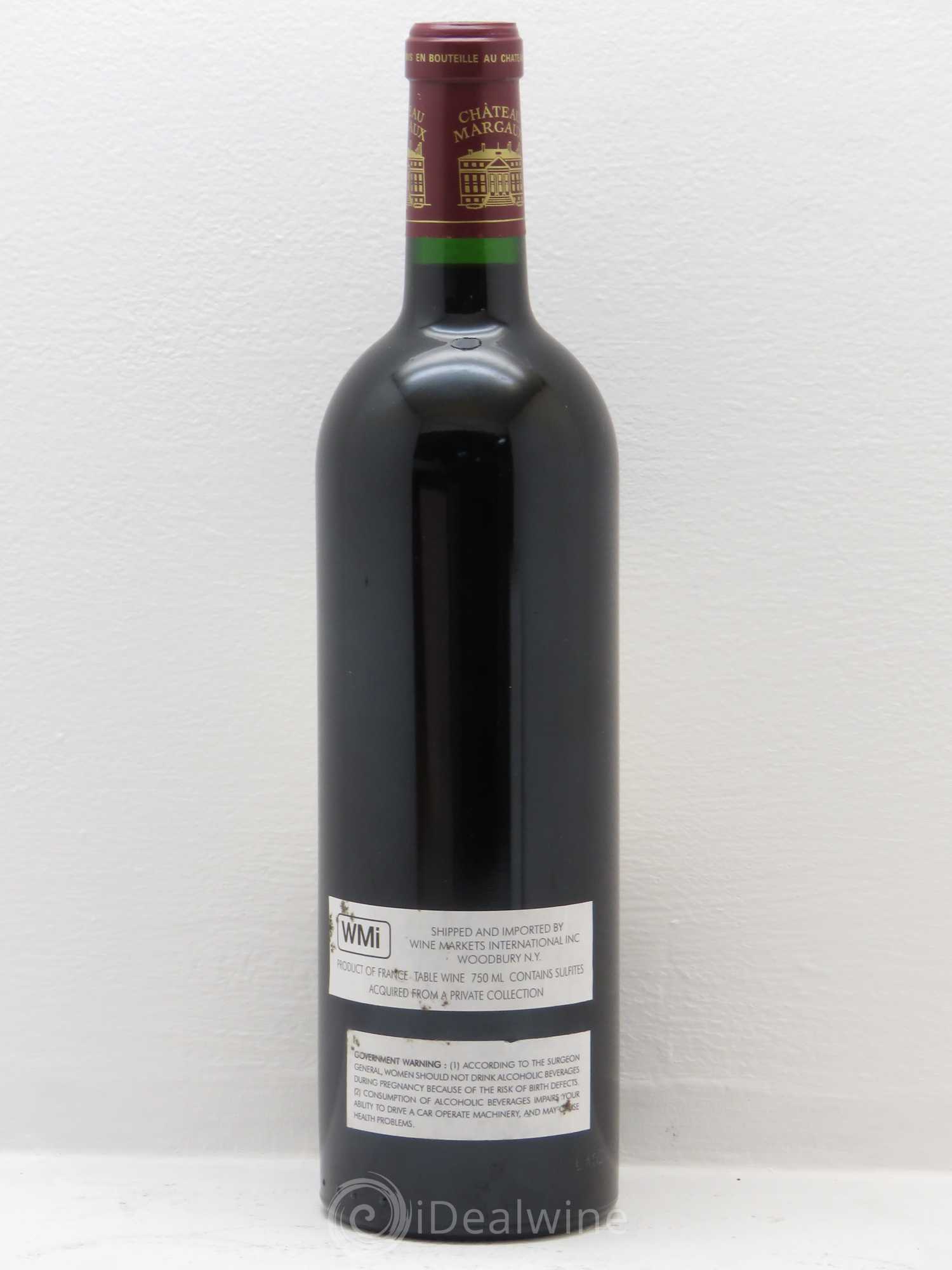 Château Margaux 1er Grand Cru Classé 2000 - Lot de 1 bouteille - 1