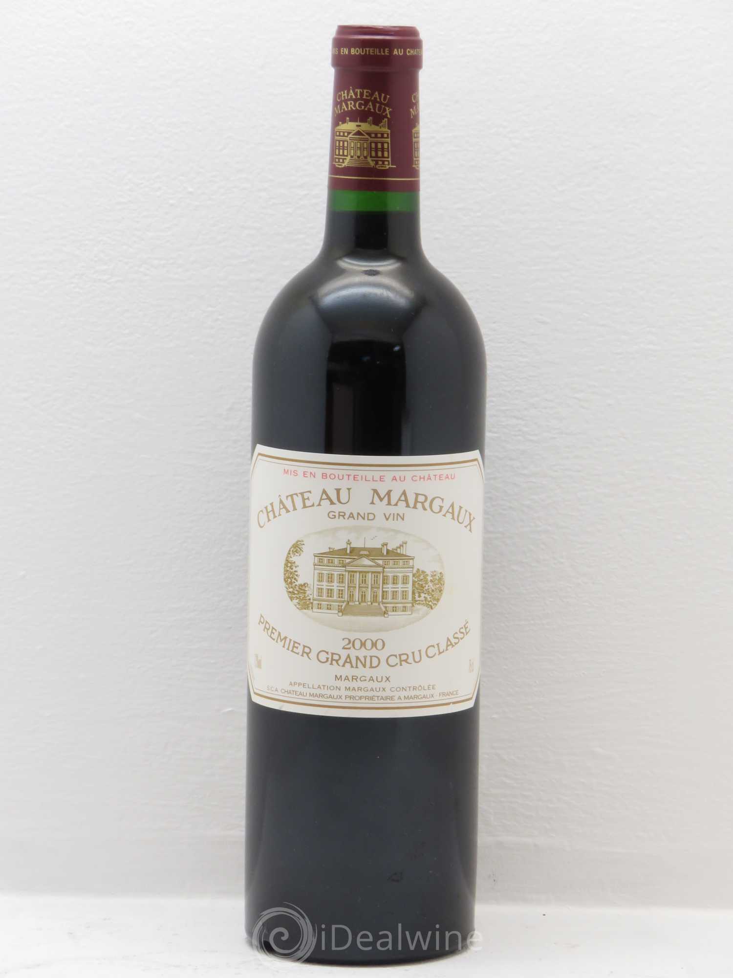 Château Margaux 1er Grand Cru Classé 2000 - Lot de 1 bouteille - 0