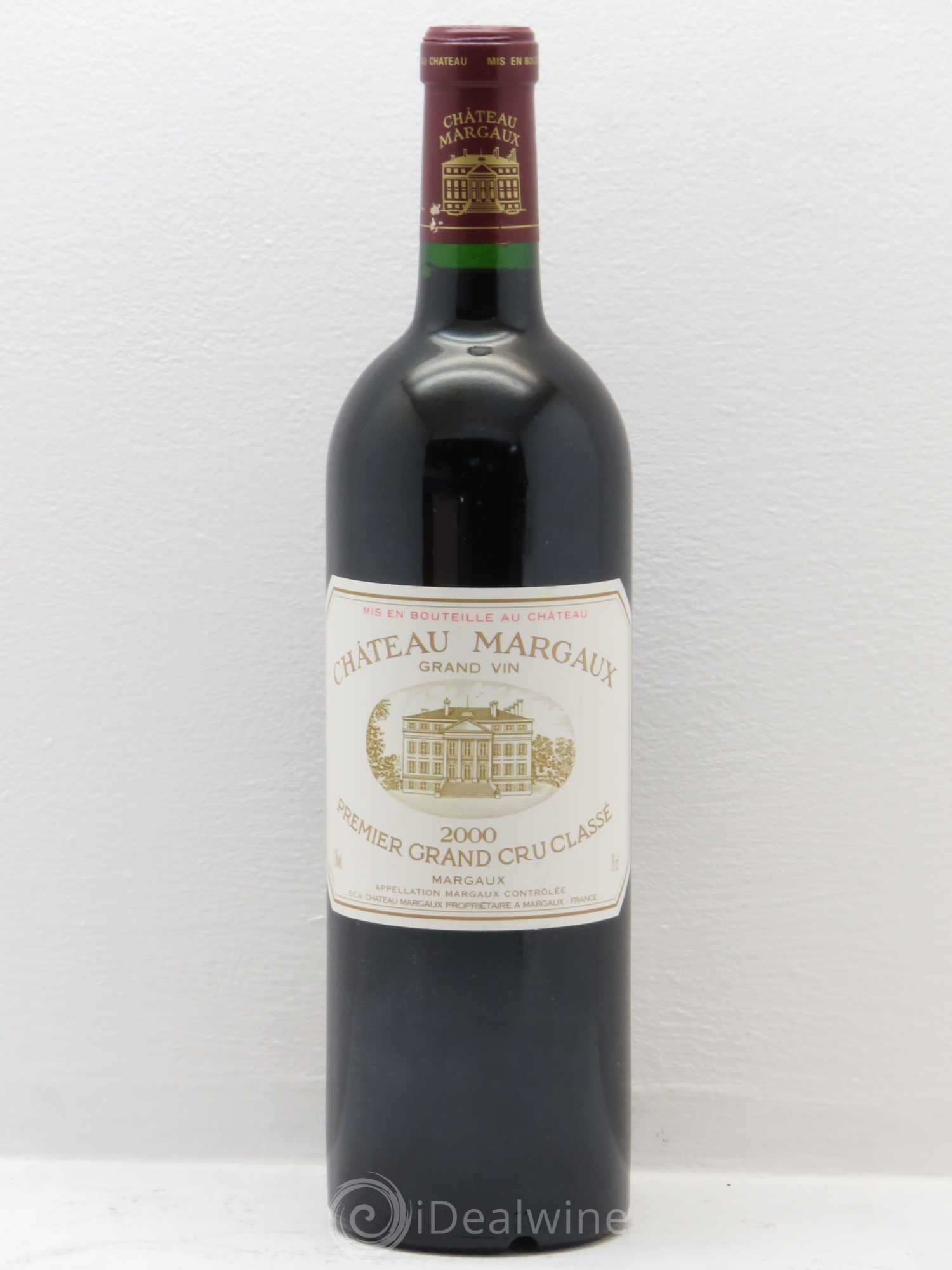 Château Margaux 1er Grand Cru Classé 2000 - Lot de 1 bouteille - 0