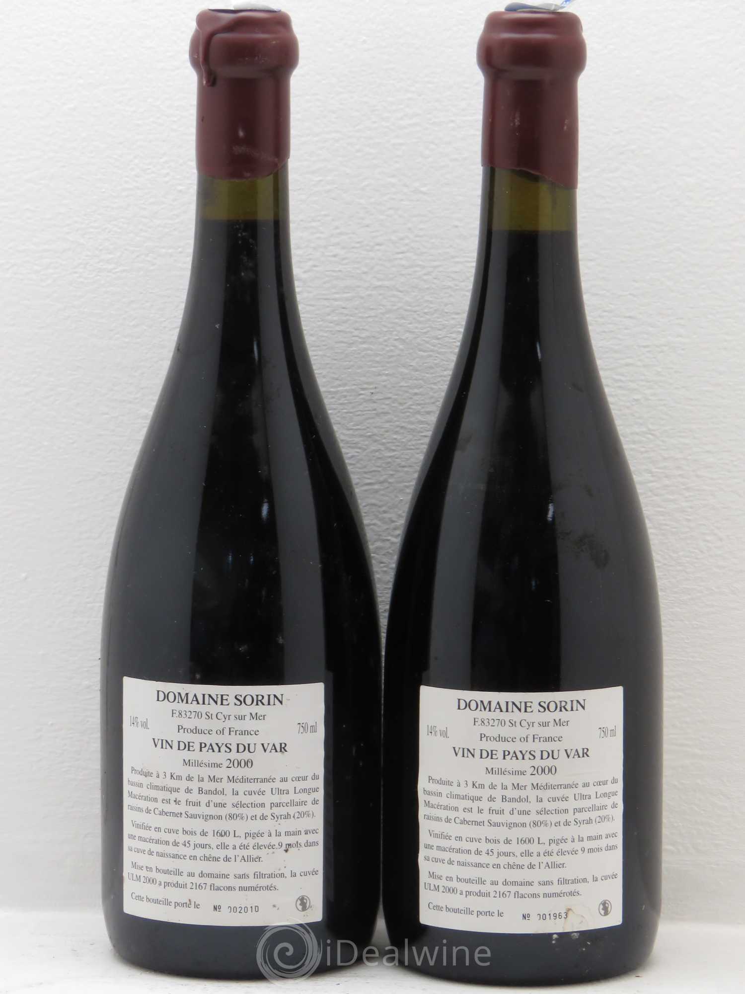 Divers VdP du Gard Domaine Sorin 2000 - Posten von 2 Flaschen - 1