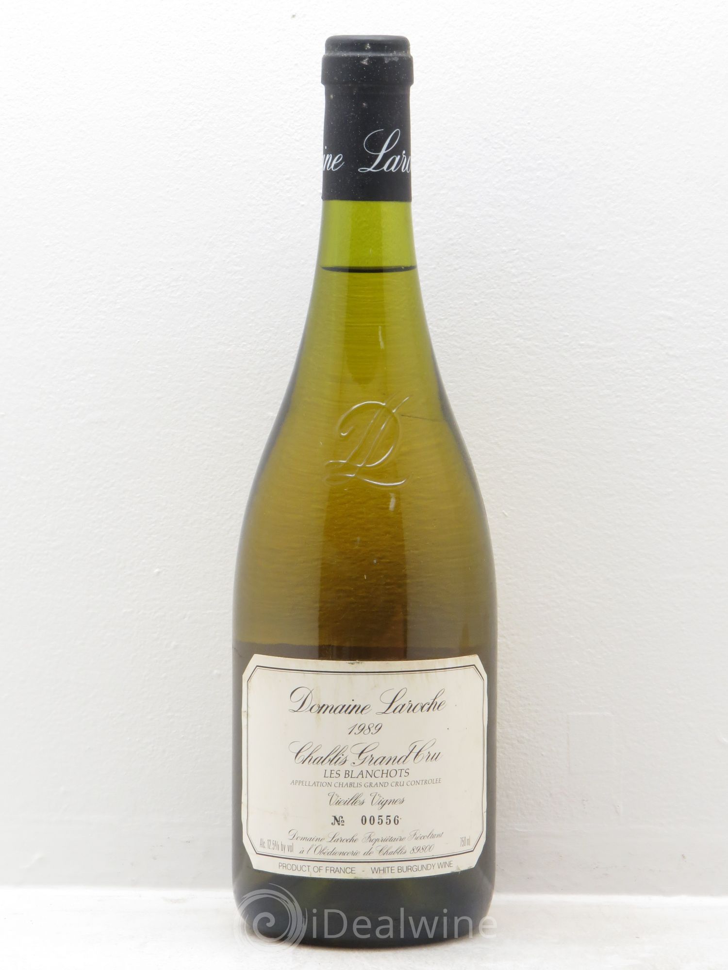 Chablis Grand Cru Les Blanchots Domaine Laroche 1989 - Posten von 1 Flasche - 0