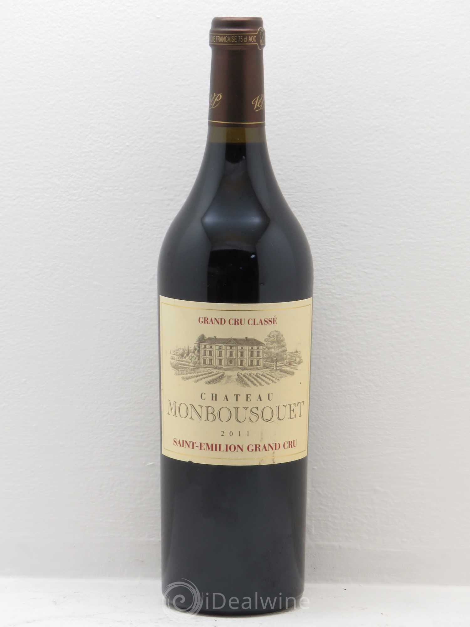Château Monbousquet Grand Cru Classé 2011 - Lot de 1 bouteille - 0