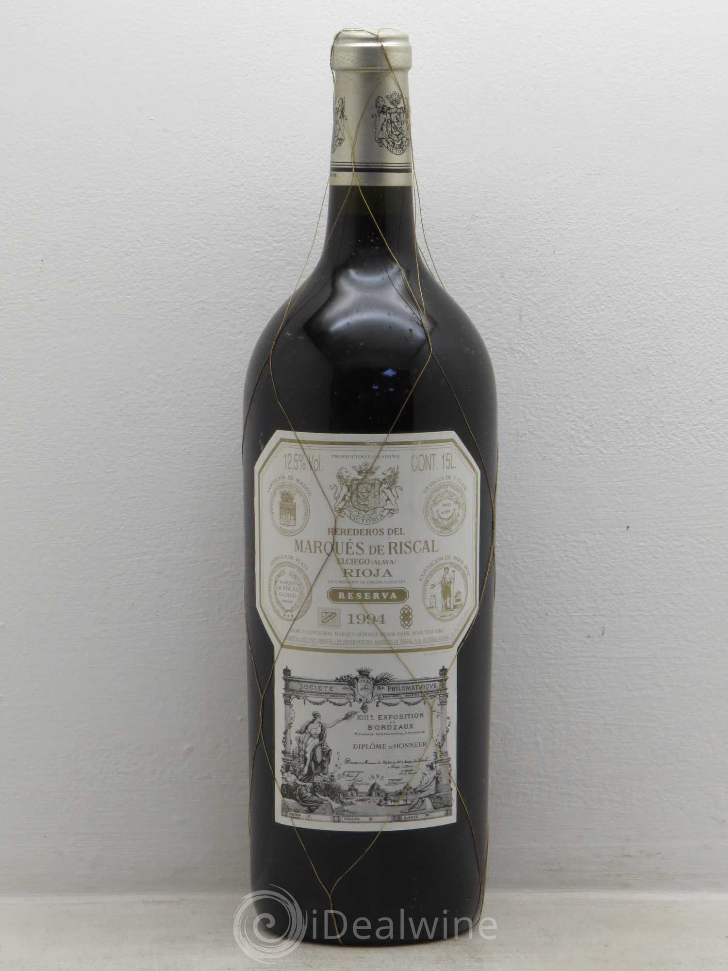 Rioja DOCA Reserva Marqués de Riscal 1994 - Lot of 1 magnum - 0