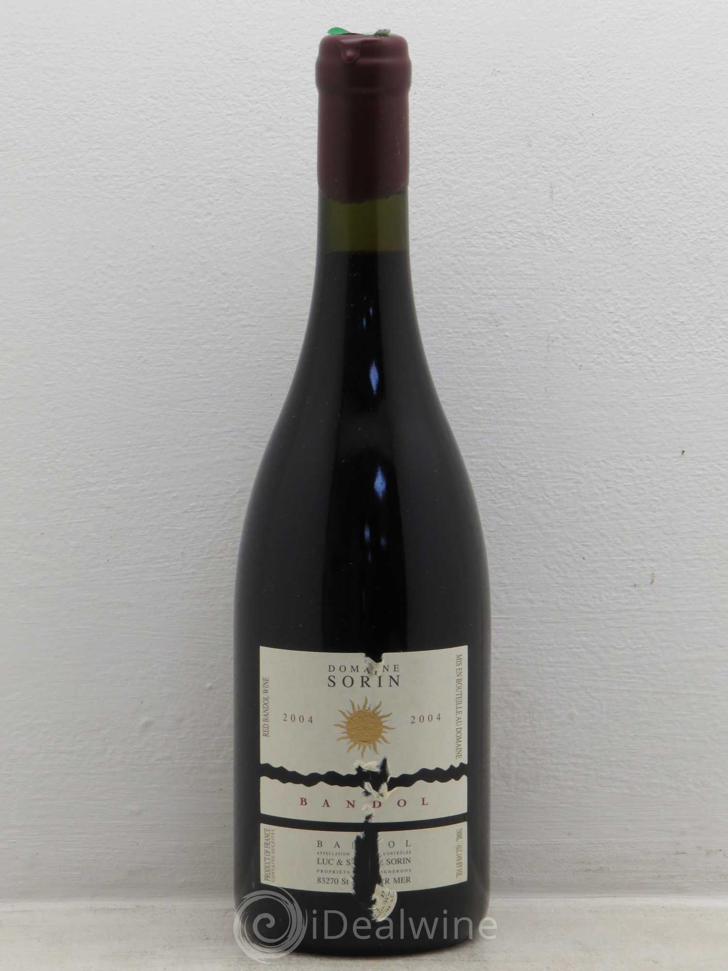 Bandol sorin 2004 - Lot de 12 bouteilles - 0