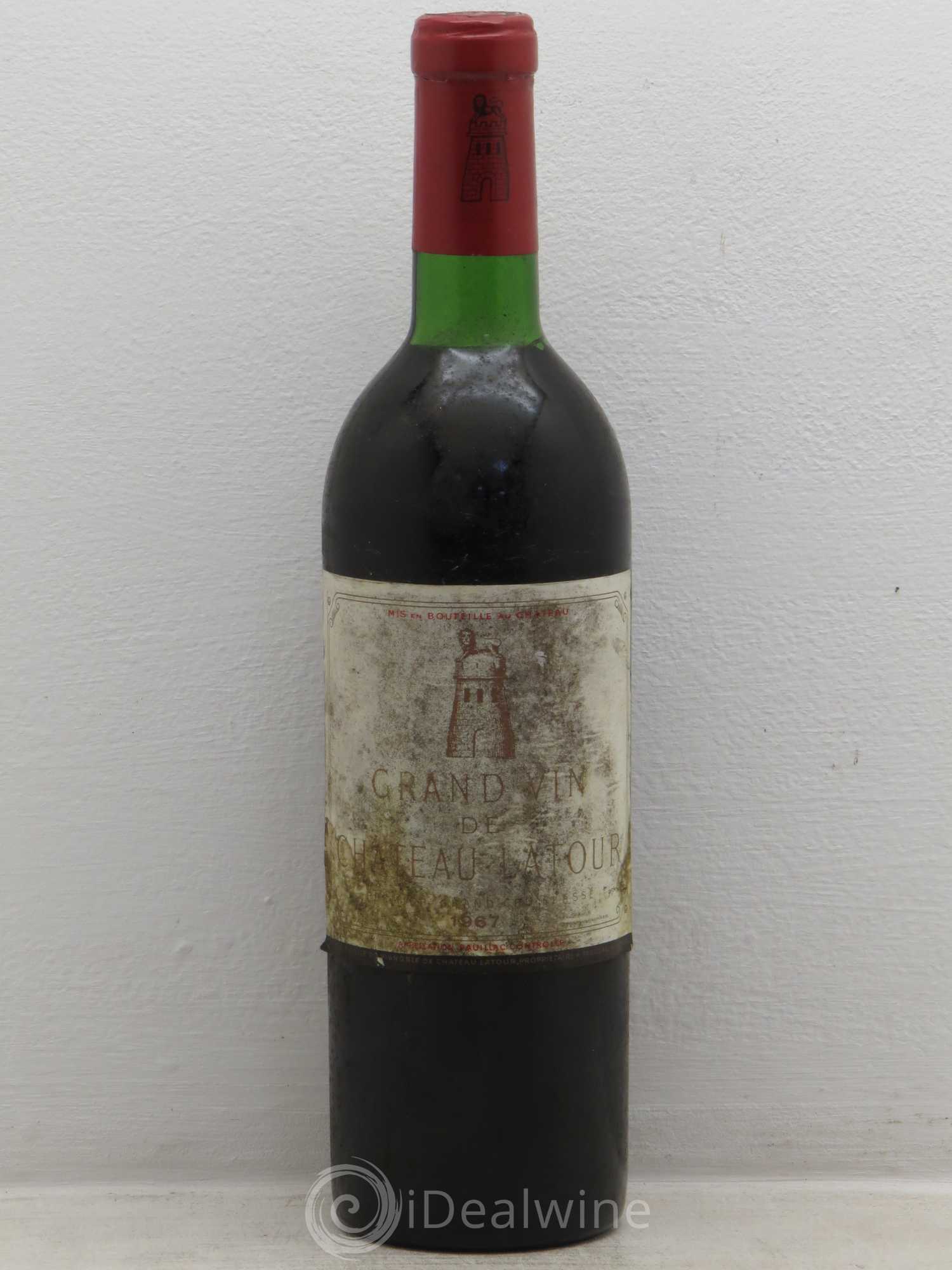 Château Latour 1er Grand Cru Classé 1967 - Lot de 1 bouteille - 0