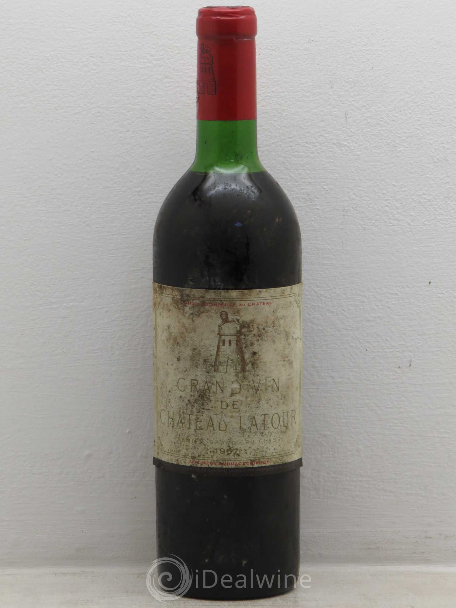 Château Latour 1er Grand Cru Classé 1967 - Lot de 1 bouteille - 0