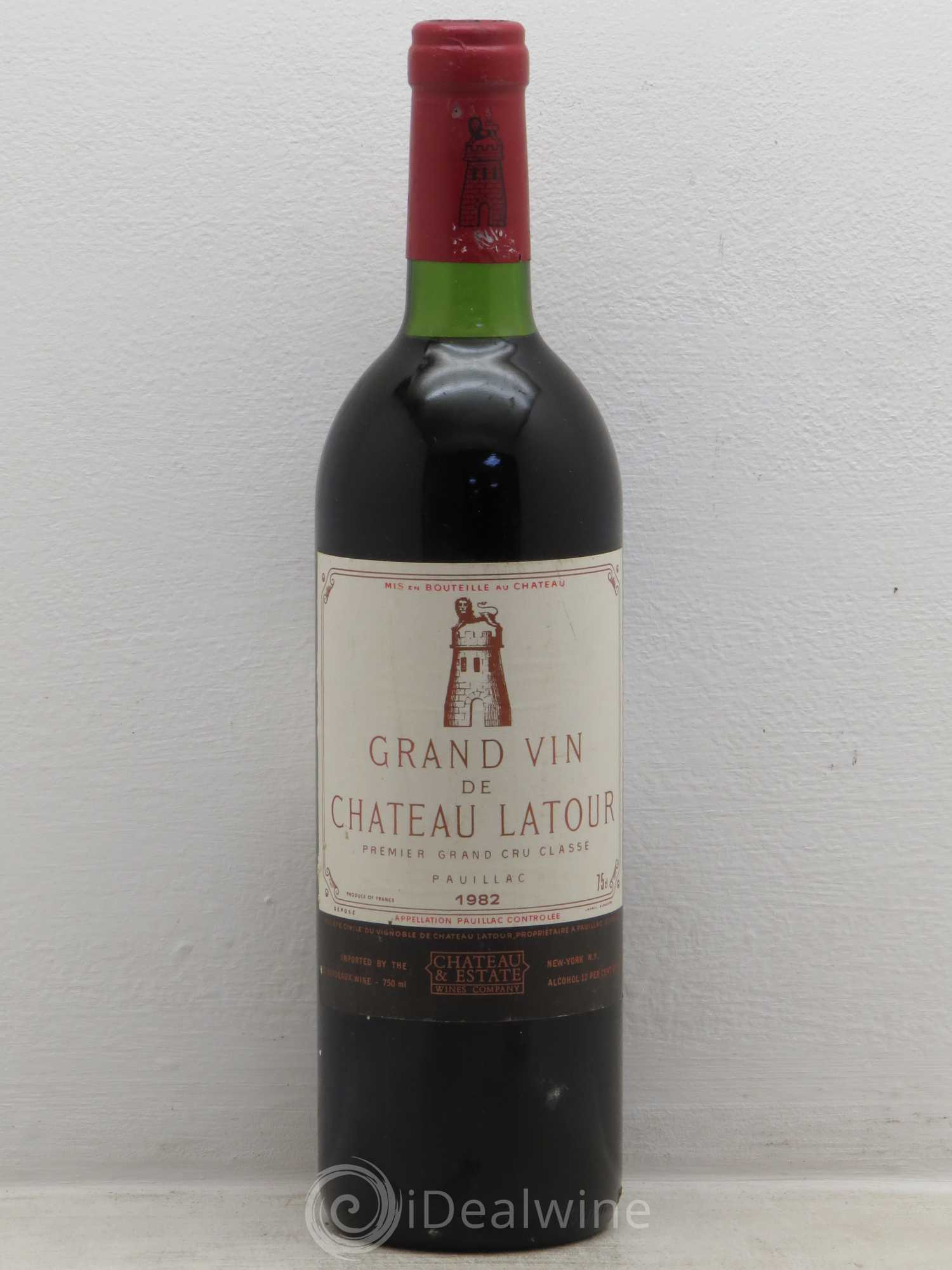 Château Latour 1er Grand Cru Classé 1982 - Lot de 1 bouteille - 0
