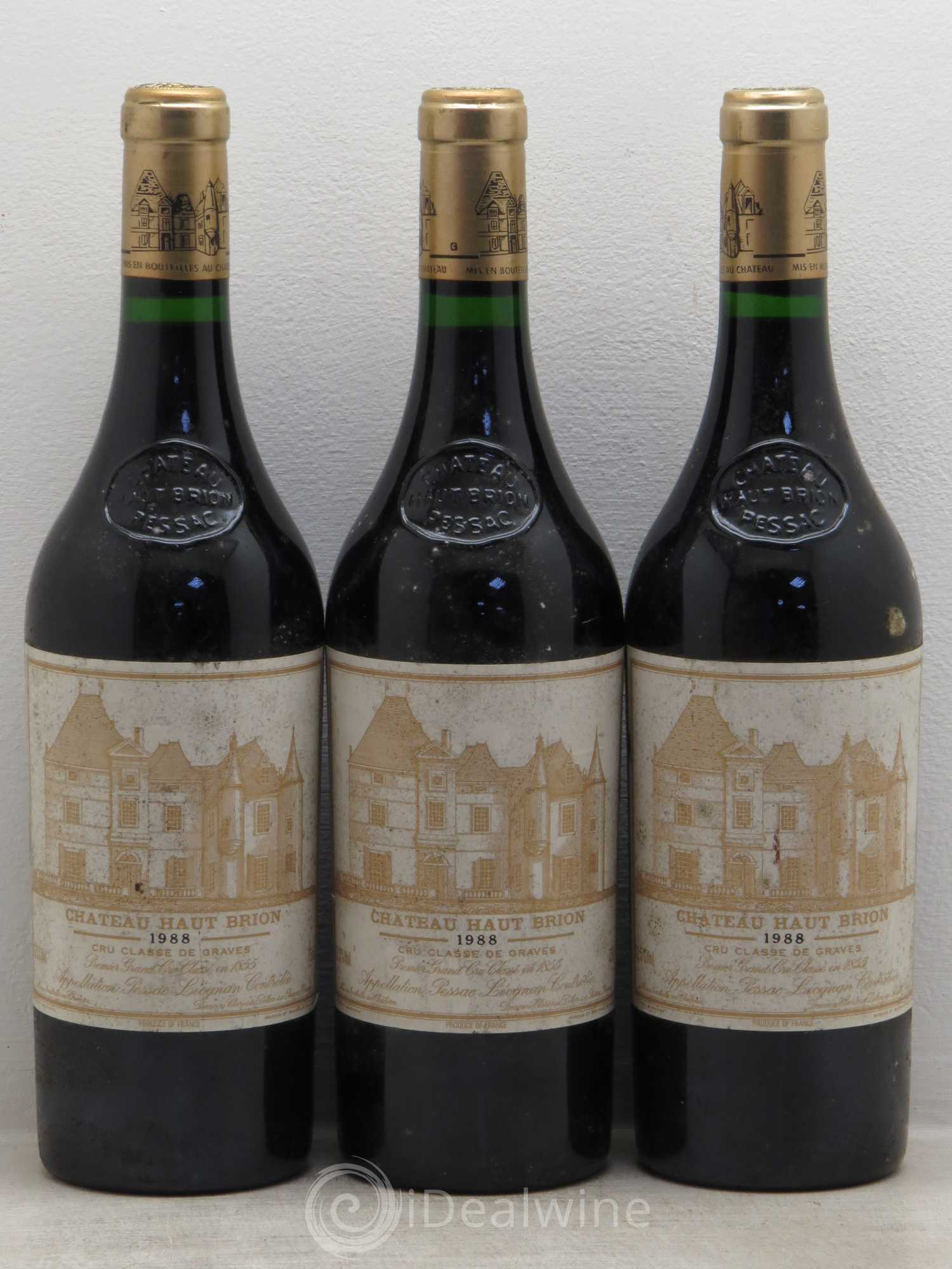 Château Haut Brion 1er Grand Cru Classé 1988 - Lot de 6 bouteilles - 2
