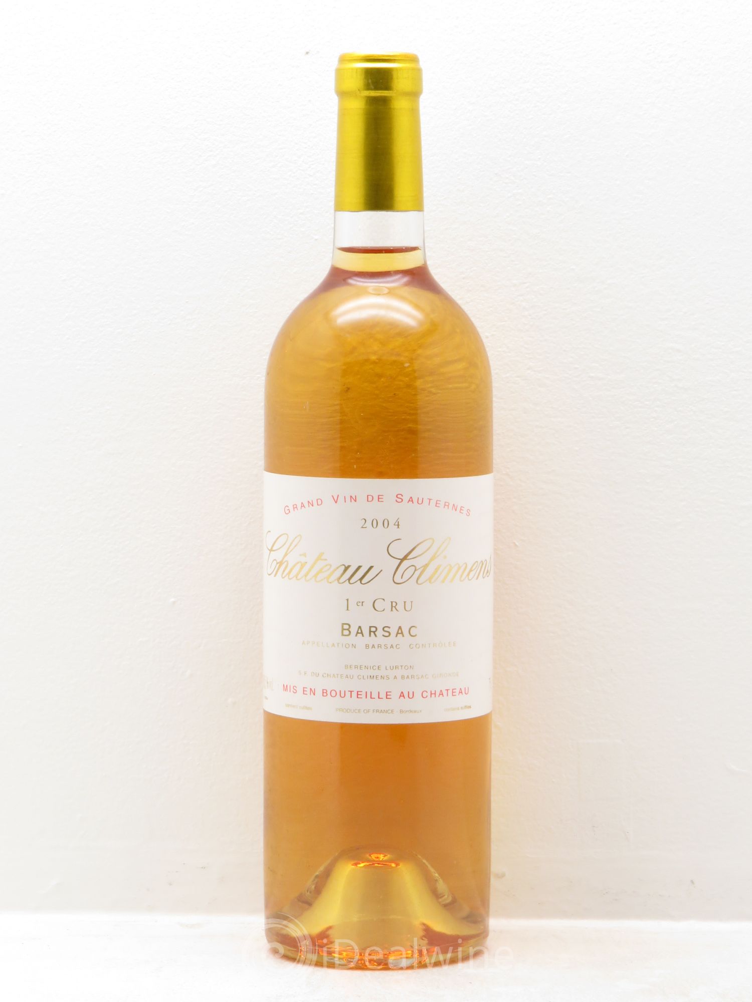 Château Climens 1er Grand Cru Classé 2004 - Lotto di 1 bottiglia - 0