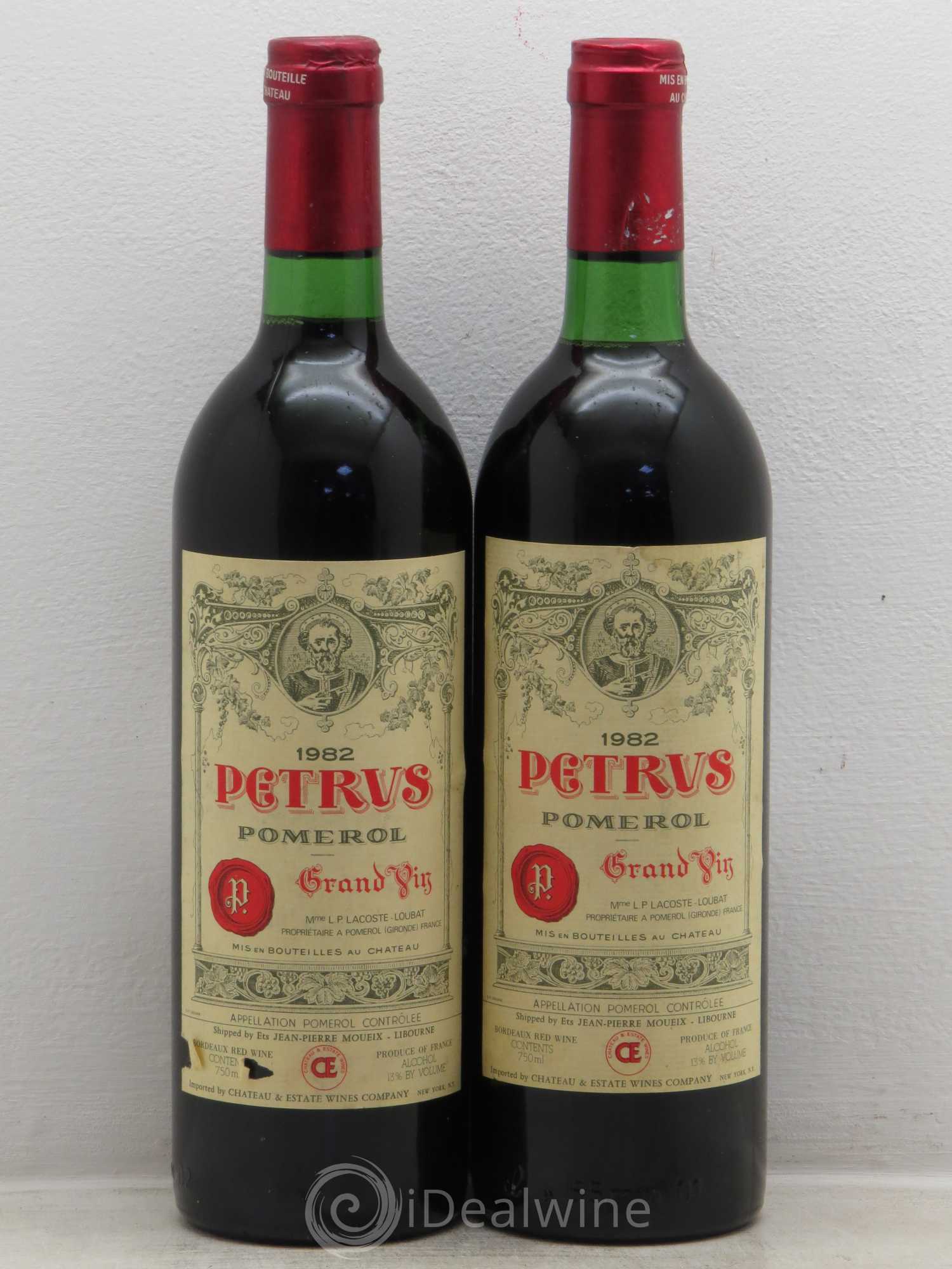 Petrus 1982 - Lot de 2 bouteilles - 0