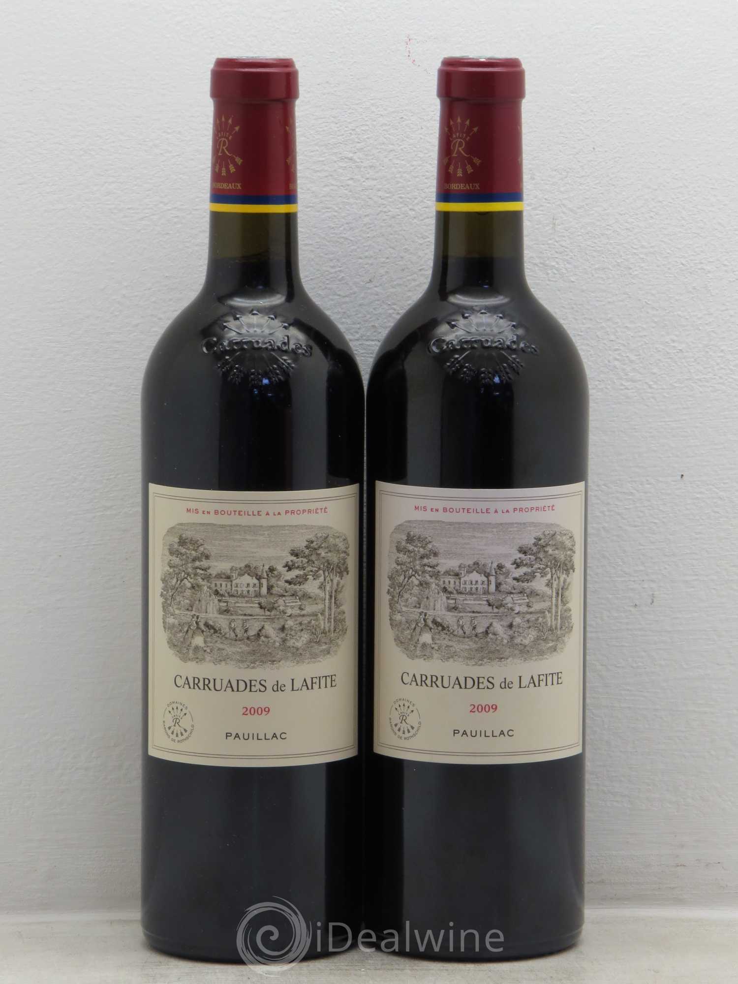 Carruades de Lafite Rothschild Second Vin 2009 - Lot de 2 bouteilles - 0