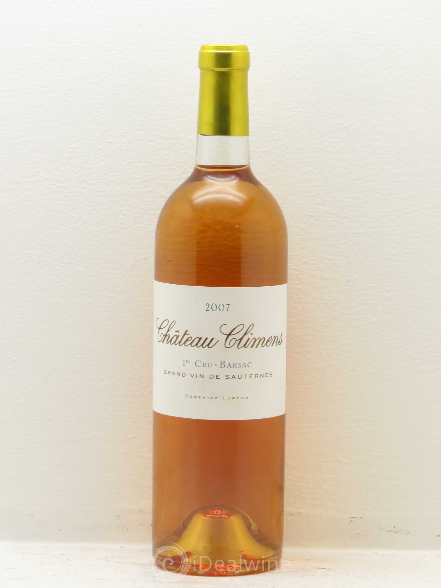 Château Climens 1er Grand Cru Classé 2007 - Lotto di 1 bottiglia - 0