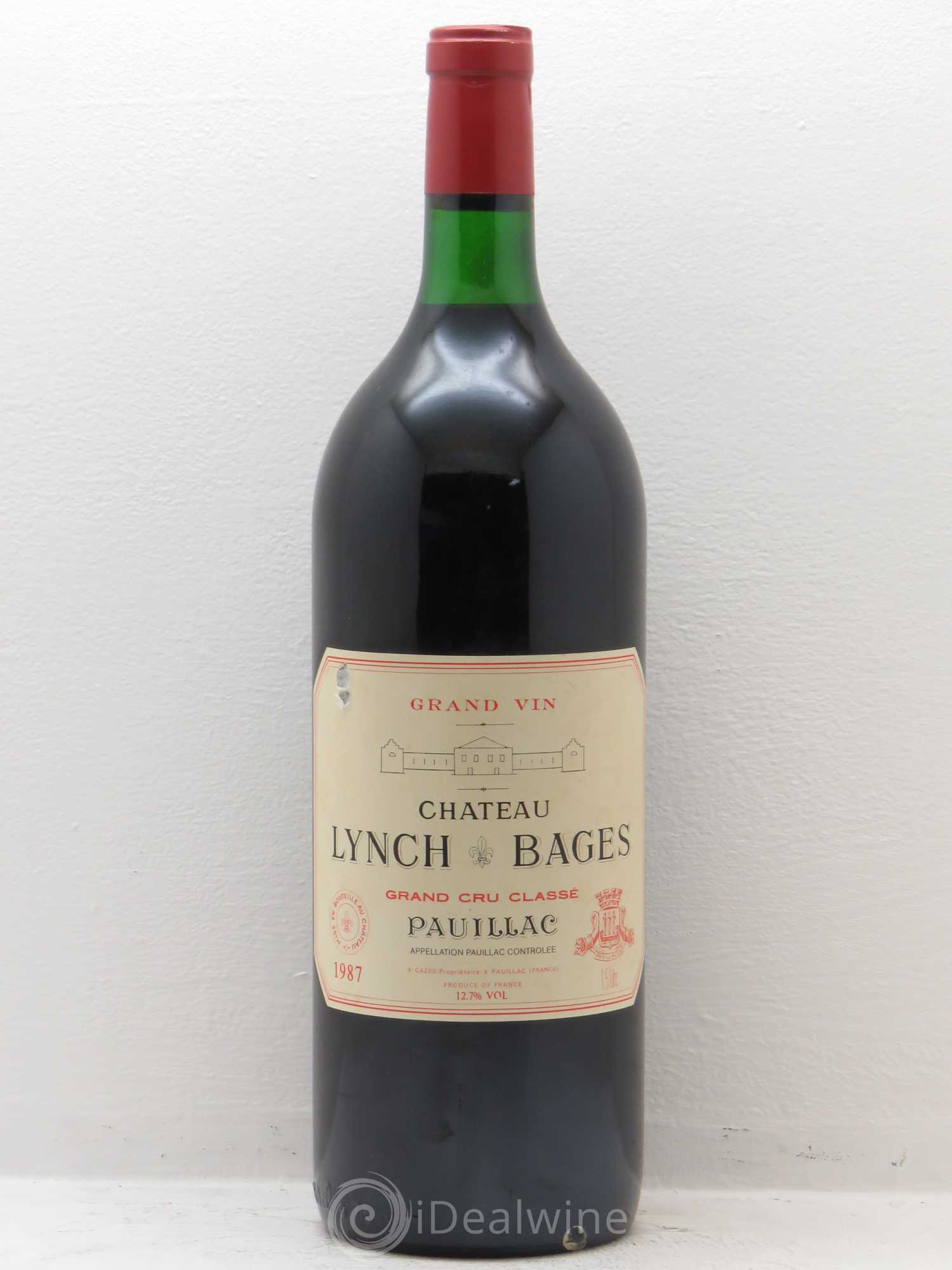Château Lynch Bages 5ème Grand Cru Classé 1987 - Lot de 1 magnum - 0