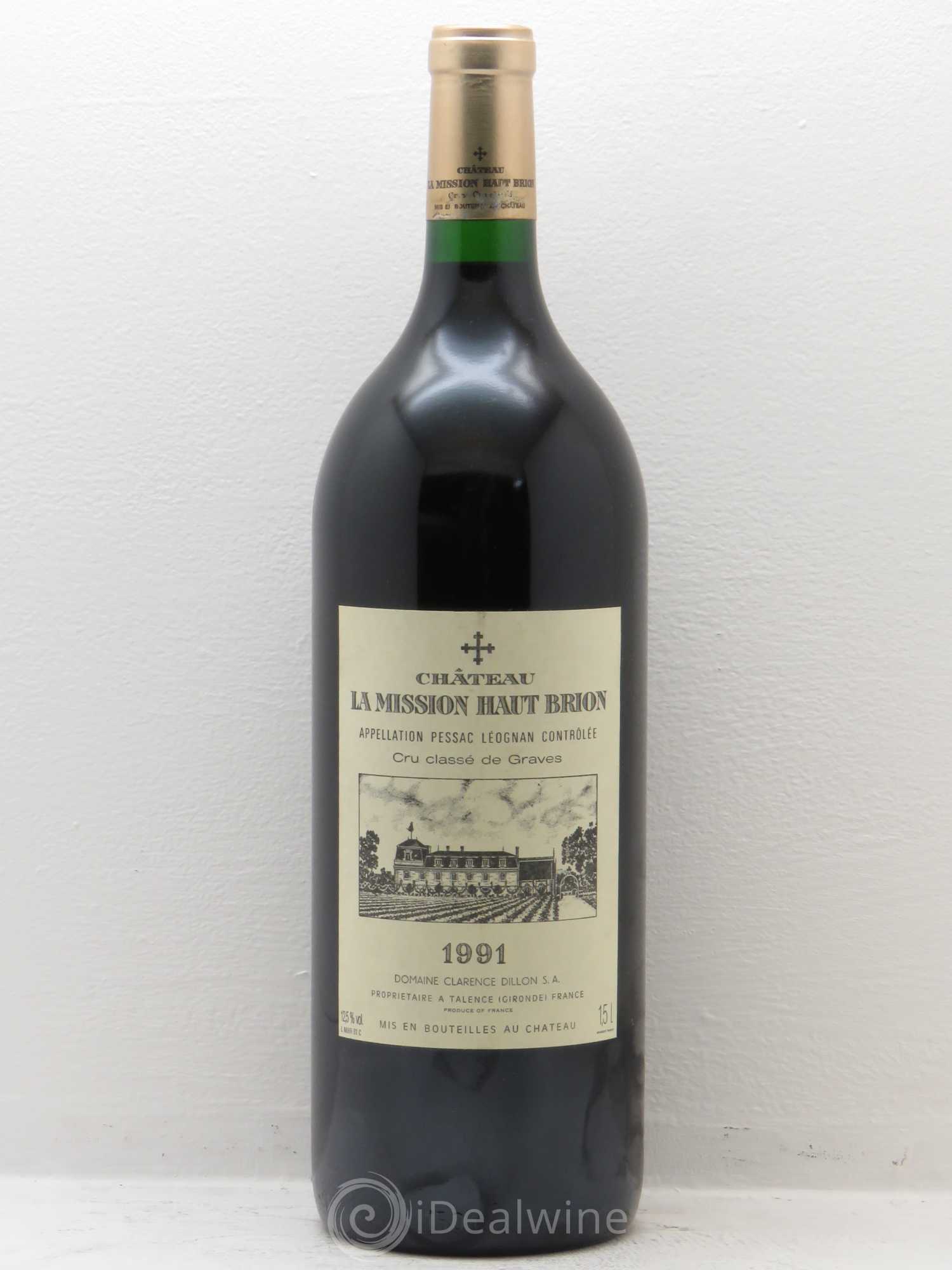 Château la Mission Haut-Brion Cru Classé de Graves 1991 - Lot de 1 magnum - 0