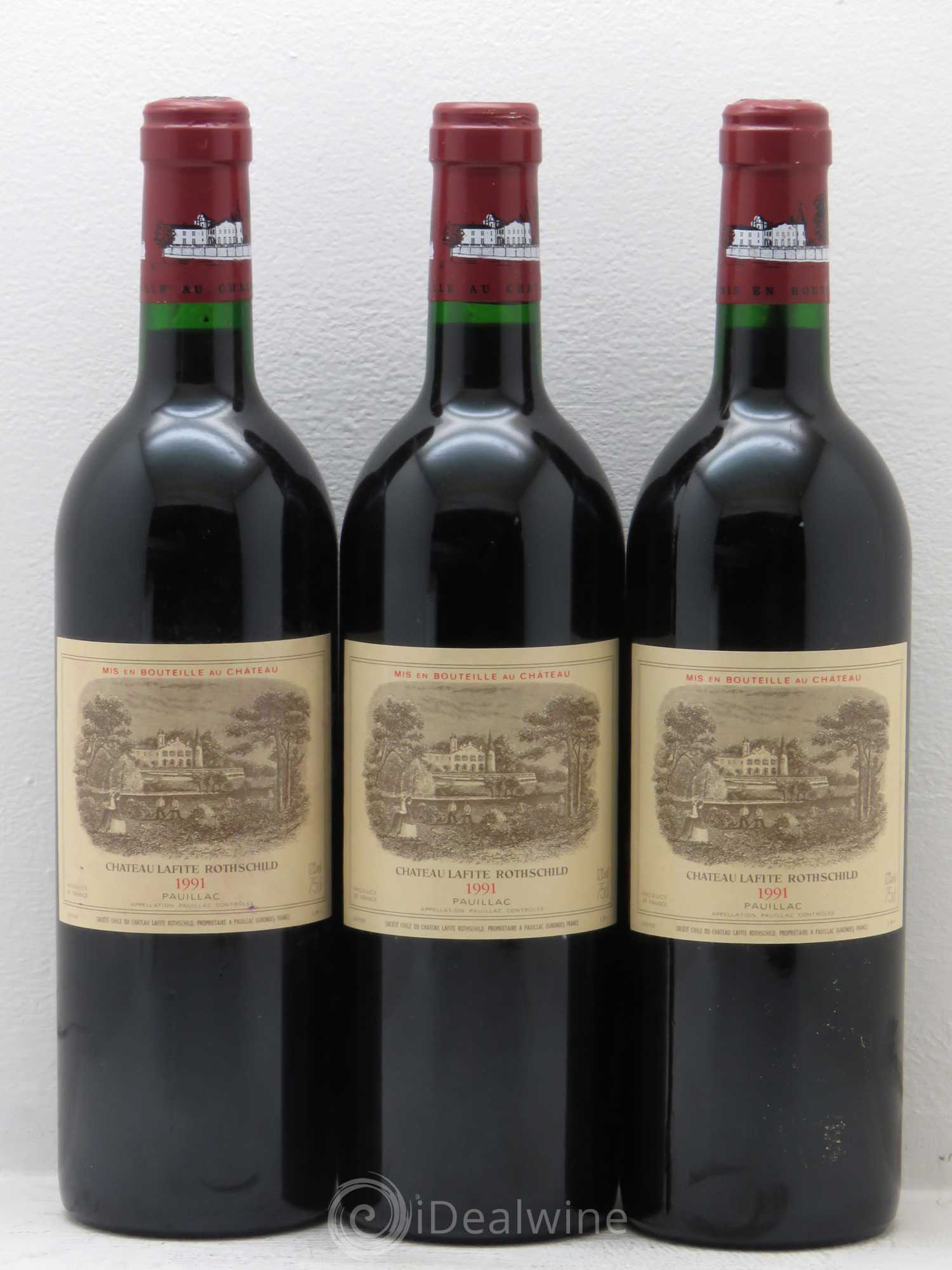 Château Lafite Rothschild 1er Grand Cru Classé 1991 - Lot de 6 bouteilles - 2