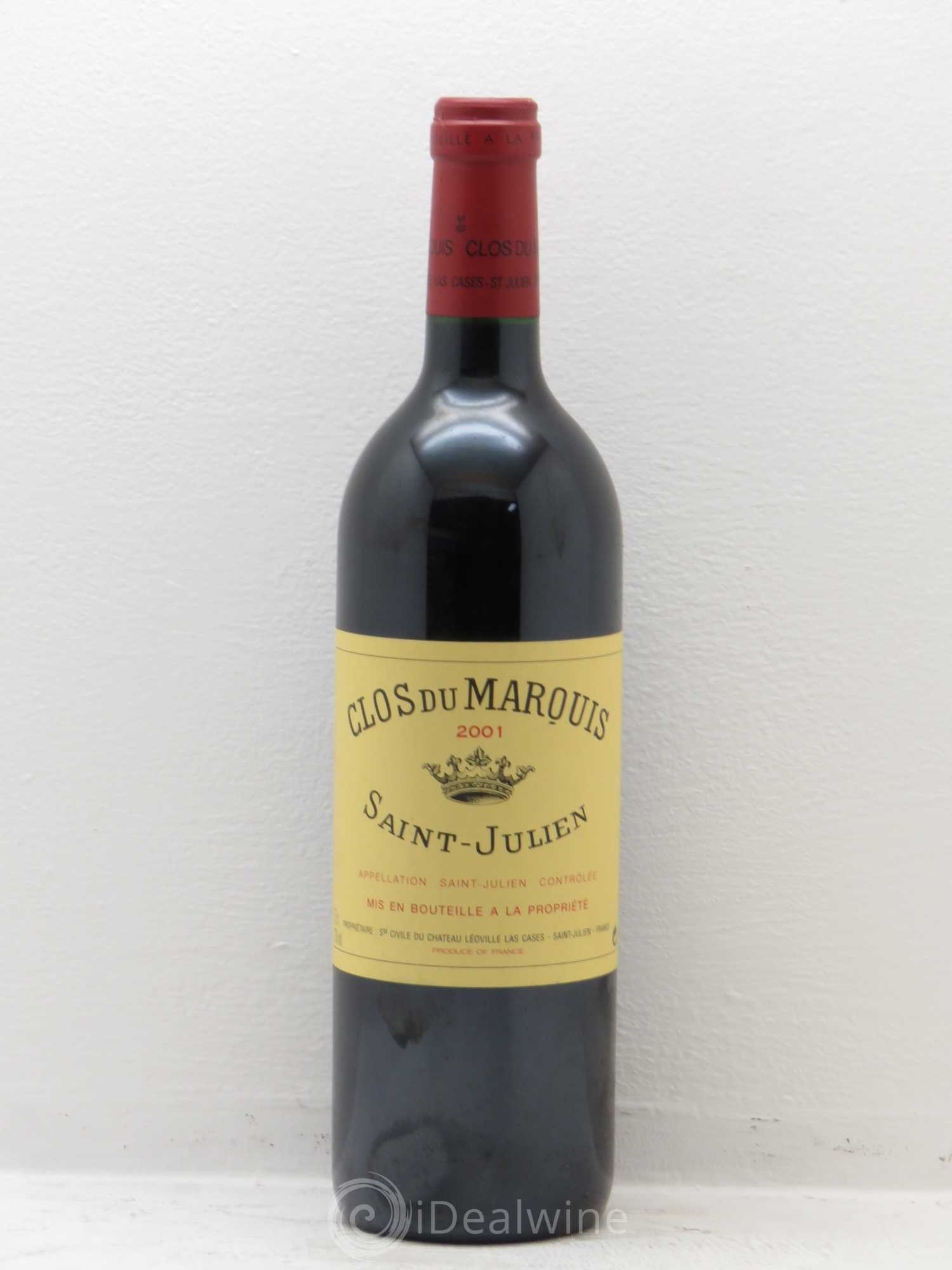 Clos du Marquis 2001 - Lot de 1 bouteille - 0