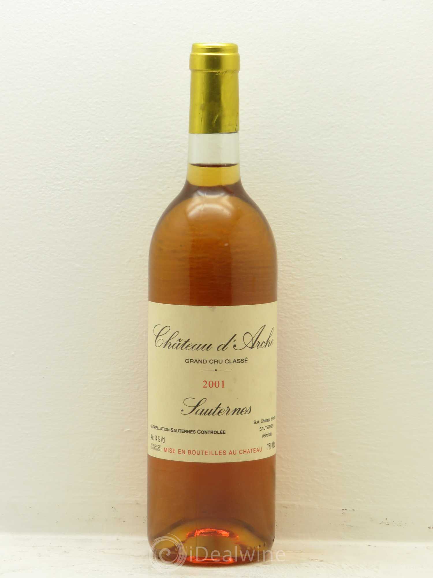 Château d' Arche 2ème Grand Cru Classé 2001 - Lotto di 1 bottiglia - 0