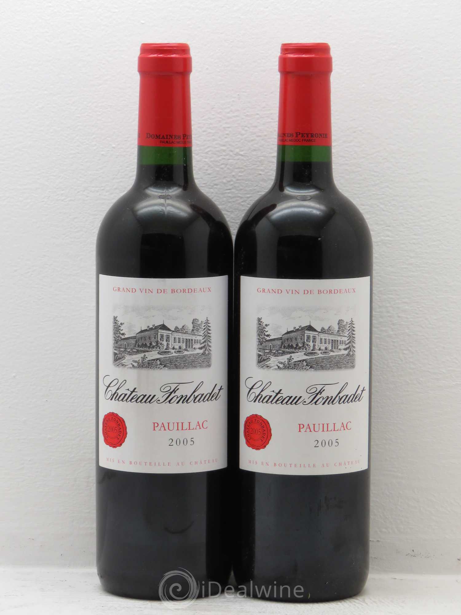 Château Fonbadet 2005 - Lot de 2 bouteilles - 0