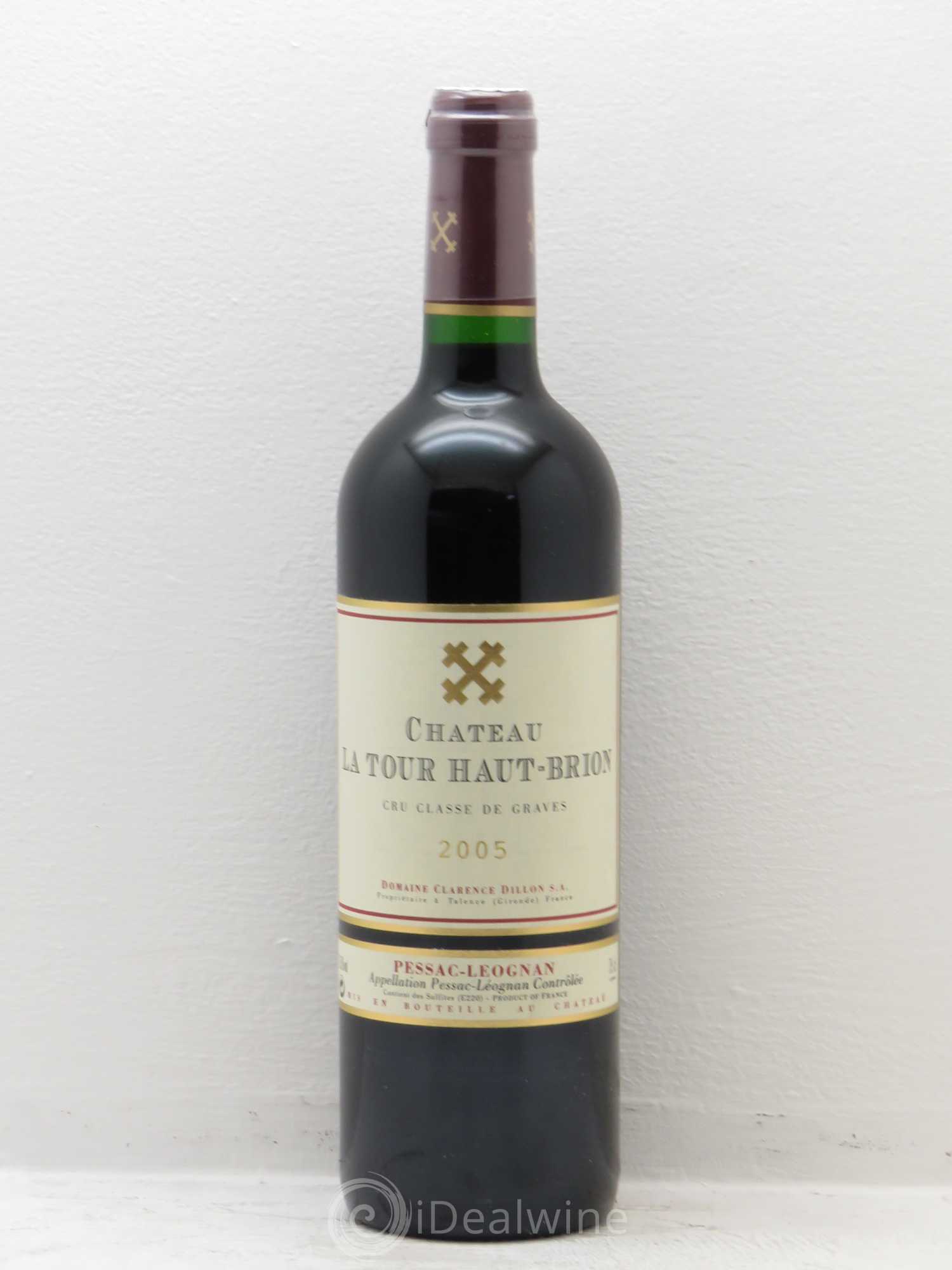 Château la Tour Haut-Brion Cru Classé de Graves 2005 - Lot de 6 bouteilles - 0