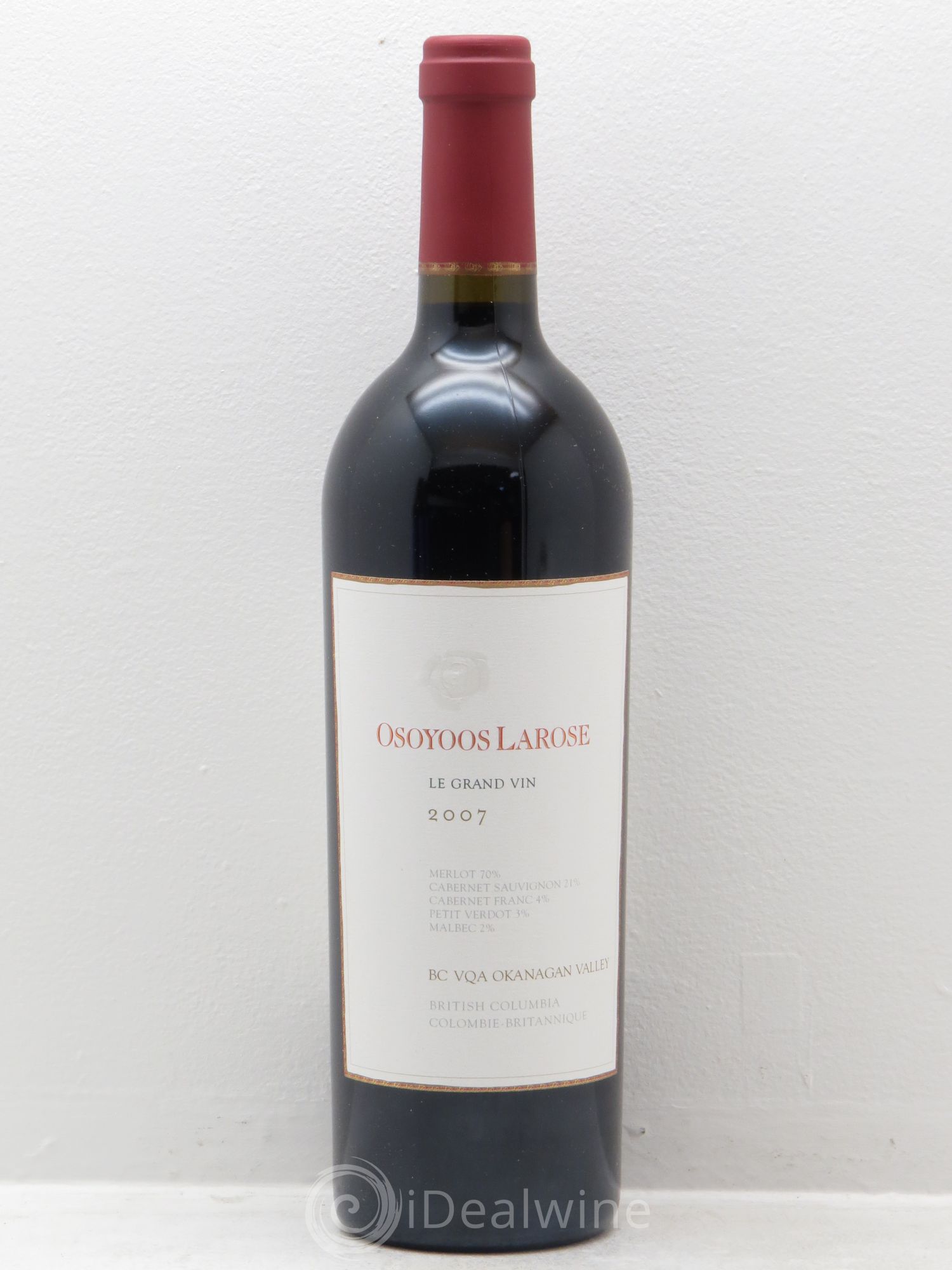 Canada Osoyoos Larose Le Grand Vin Okanagan Valley 2007 - Posten von 1 Flasche - 0