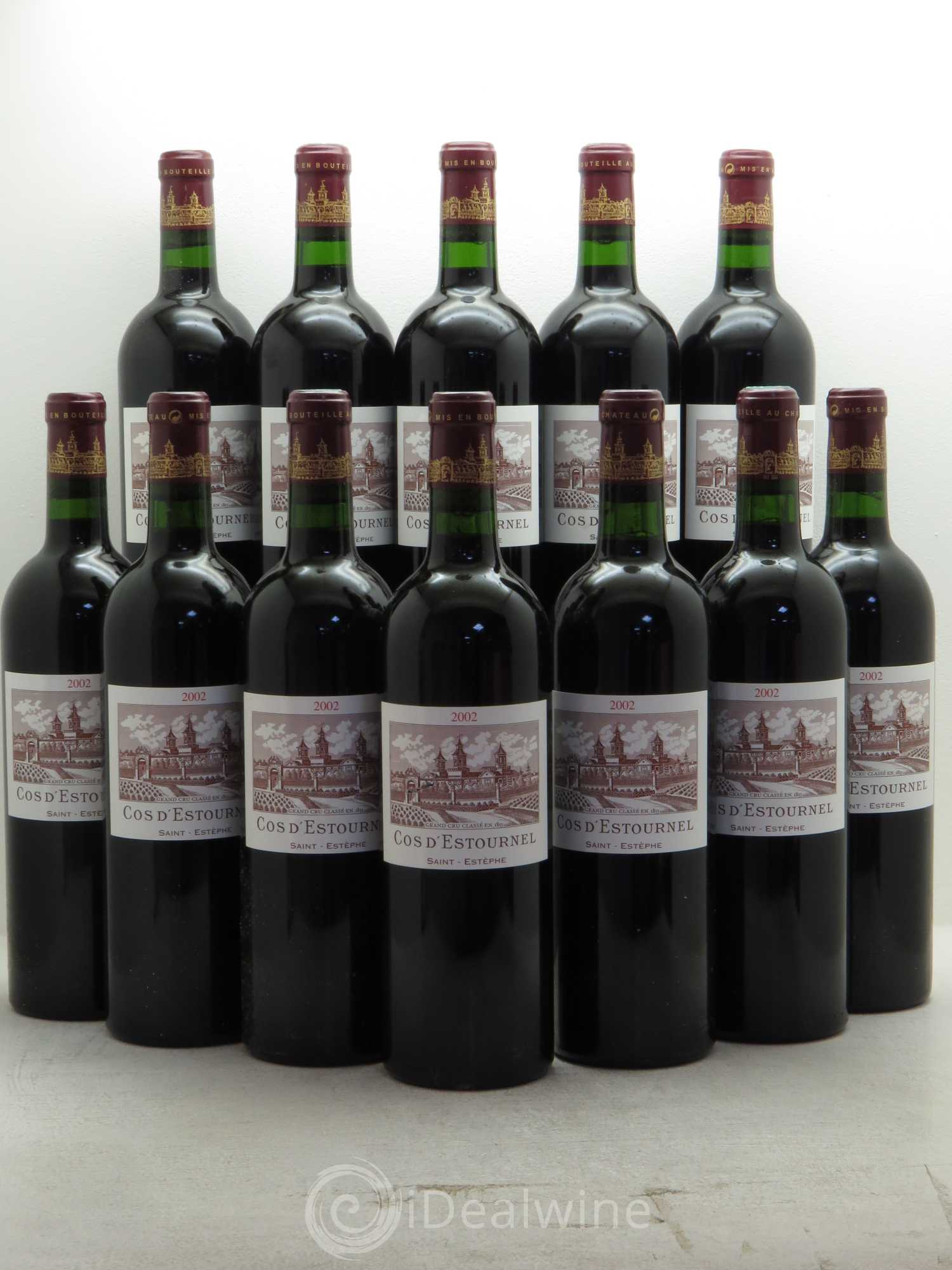 Cos d'Estournel 2ème Grand Cru Classé 2002 - Lot de 12 bouteilles - 0