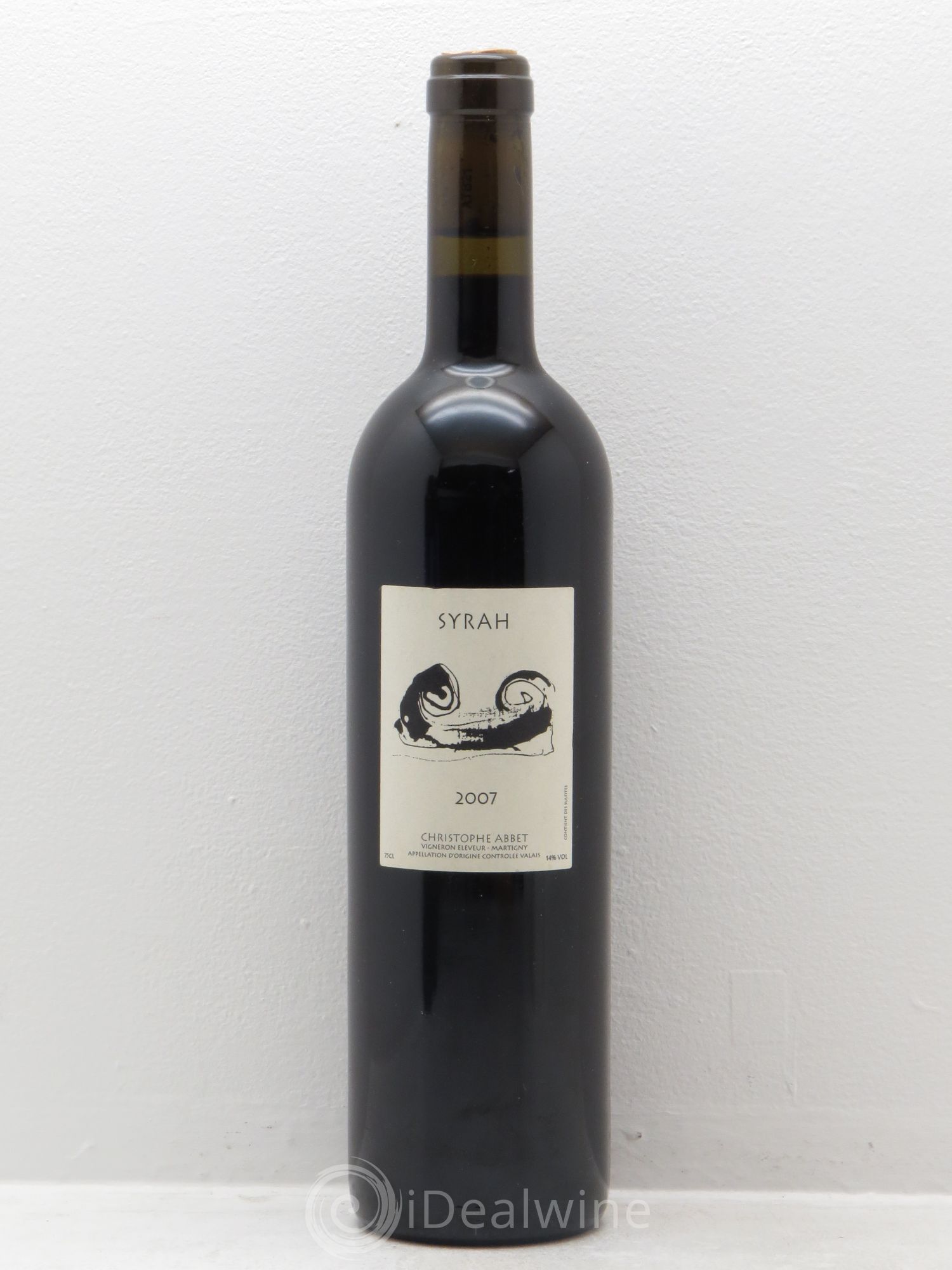 Divers Syrah Christophe Abbet Suisse Valais 2007 - Posten von 1 Flasche - 0