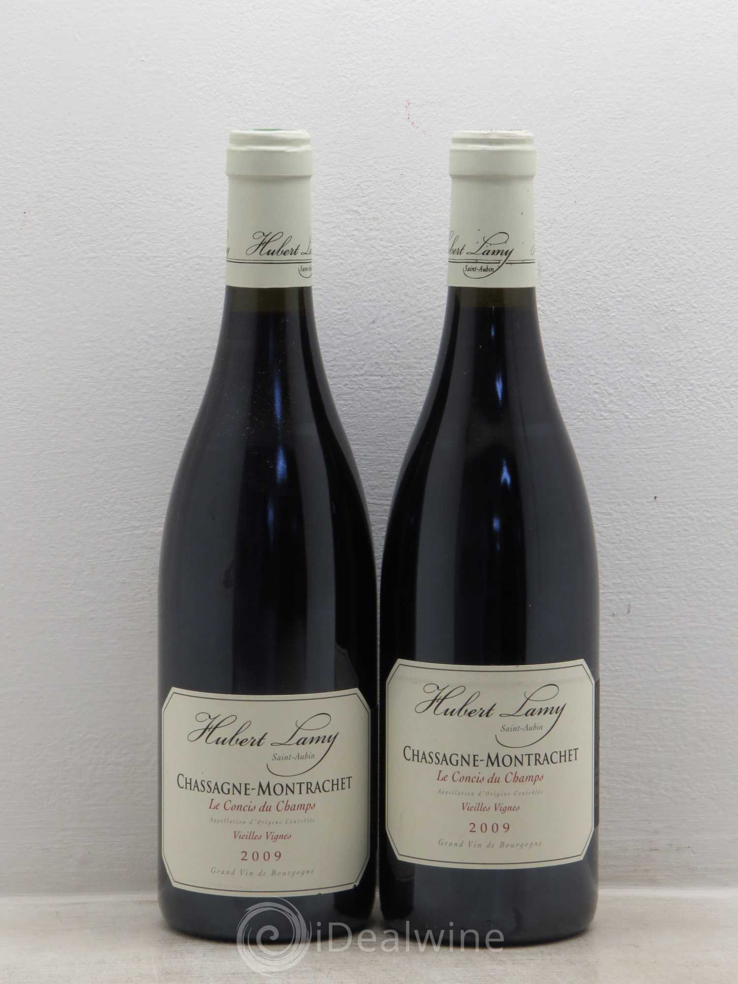 Chassagne-Montrachet Vieilles Vignes Le Concis de Champs - Hubert Lamy 2009 - Posten von 2 Flaschen - 0