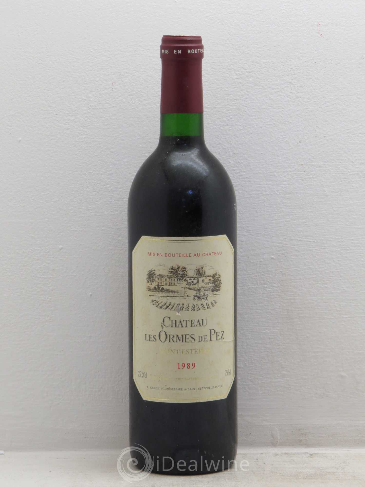 Château les Ormes de Pez 1989 - Lot de 1 bouteille - 0