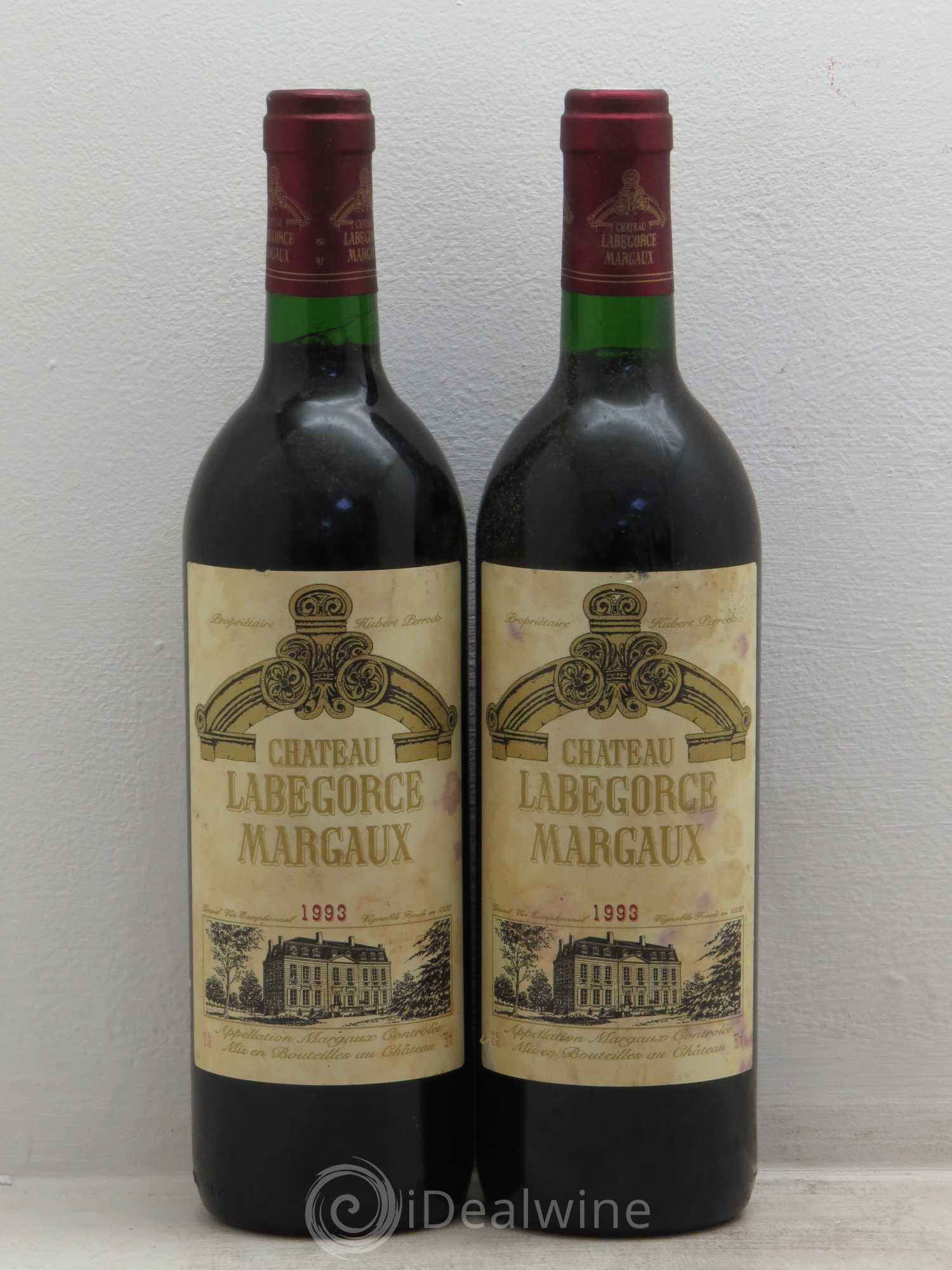 Château Labegorce Cru Bourgeois 1993 - Lot de 2 bouteilles - 0