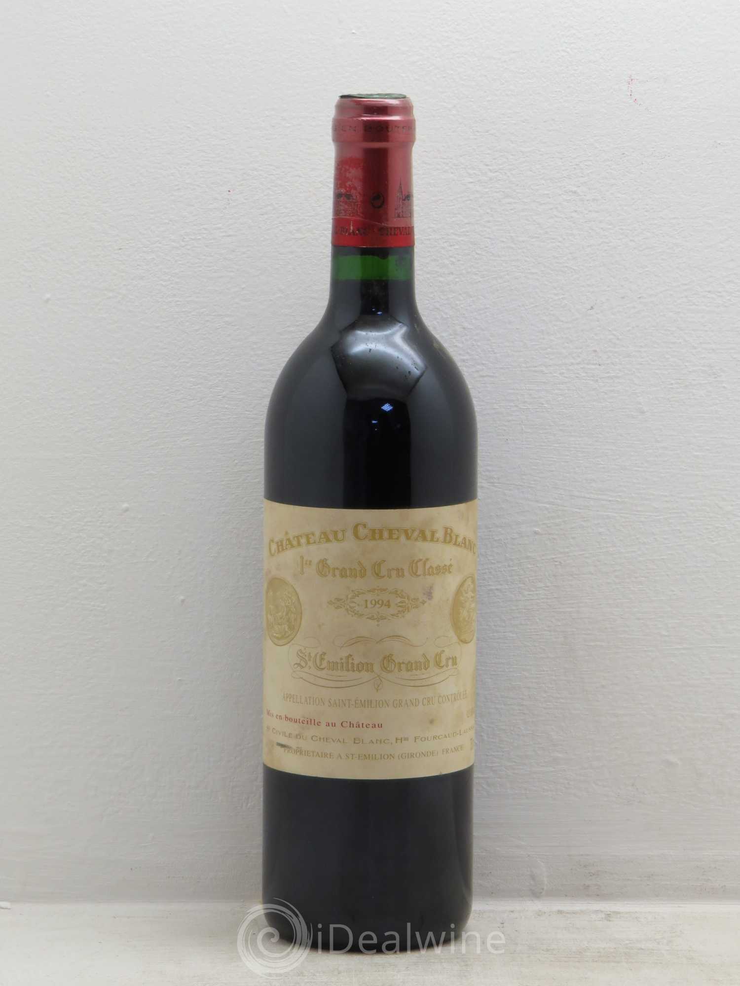 Château Cheval Blanc 1er Grand Cru Classé A 1994 - Lot de 1 bouteille - 0