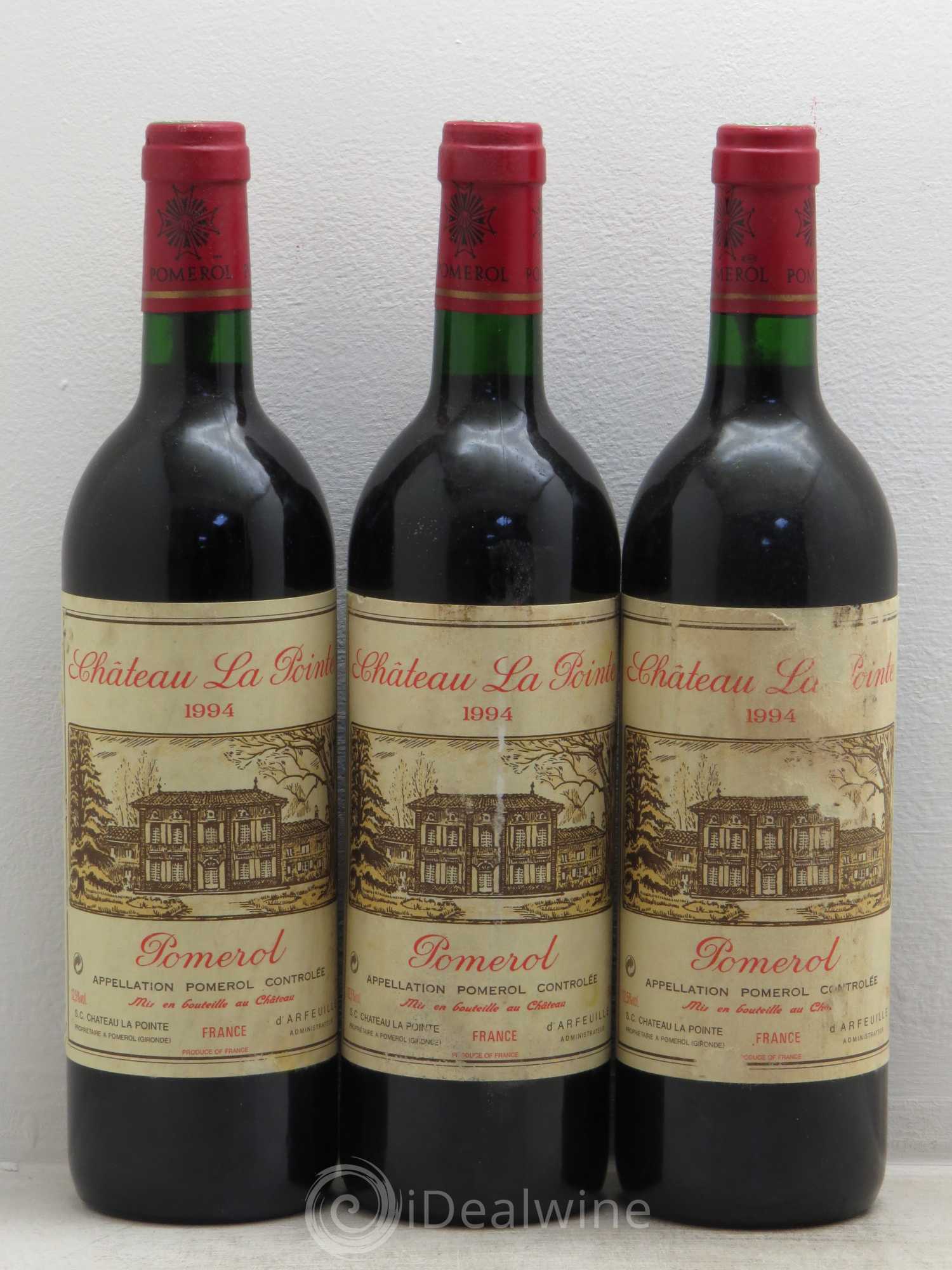 Château la Pointe 1994 - Lot de 3 bouteilles - 0