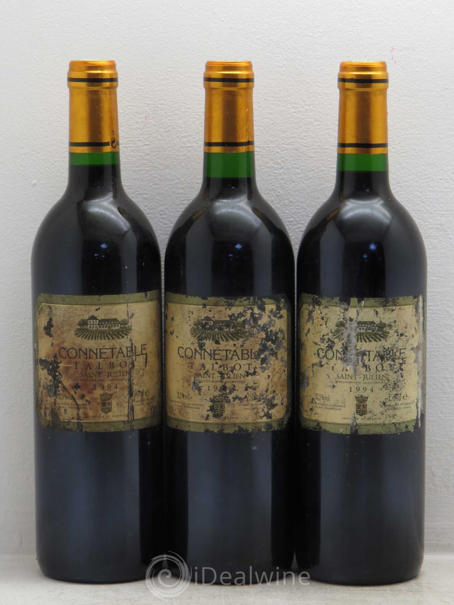 Connétable de Talbot Second Vin 1994 - Lot de 3 bouteilles - 0