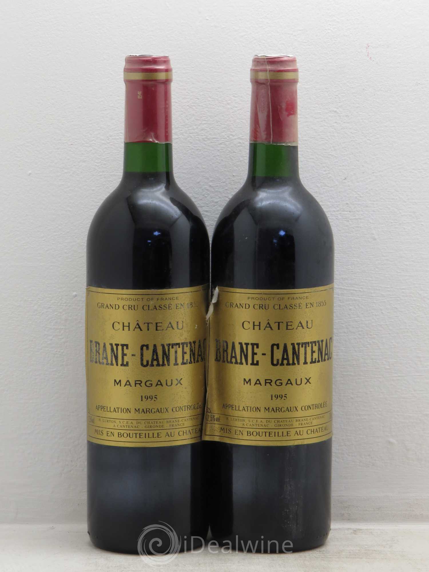 Château Brane Cantenac 2ème Grand Cru Classé 1995 - Lot de 2 bouteilles - 0
