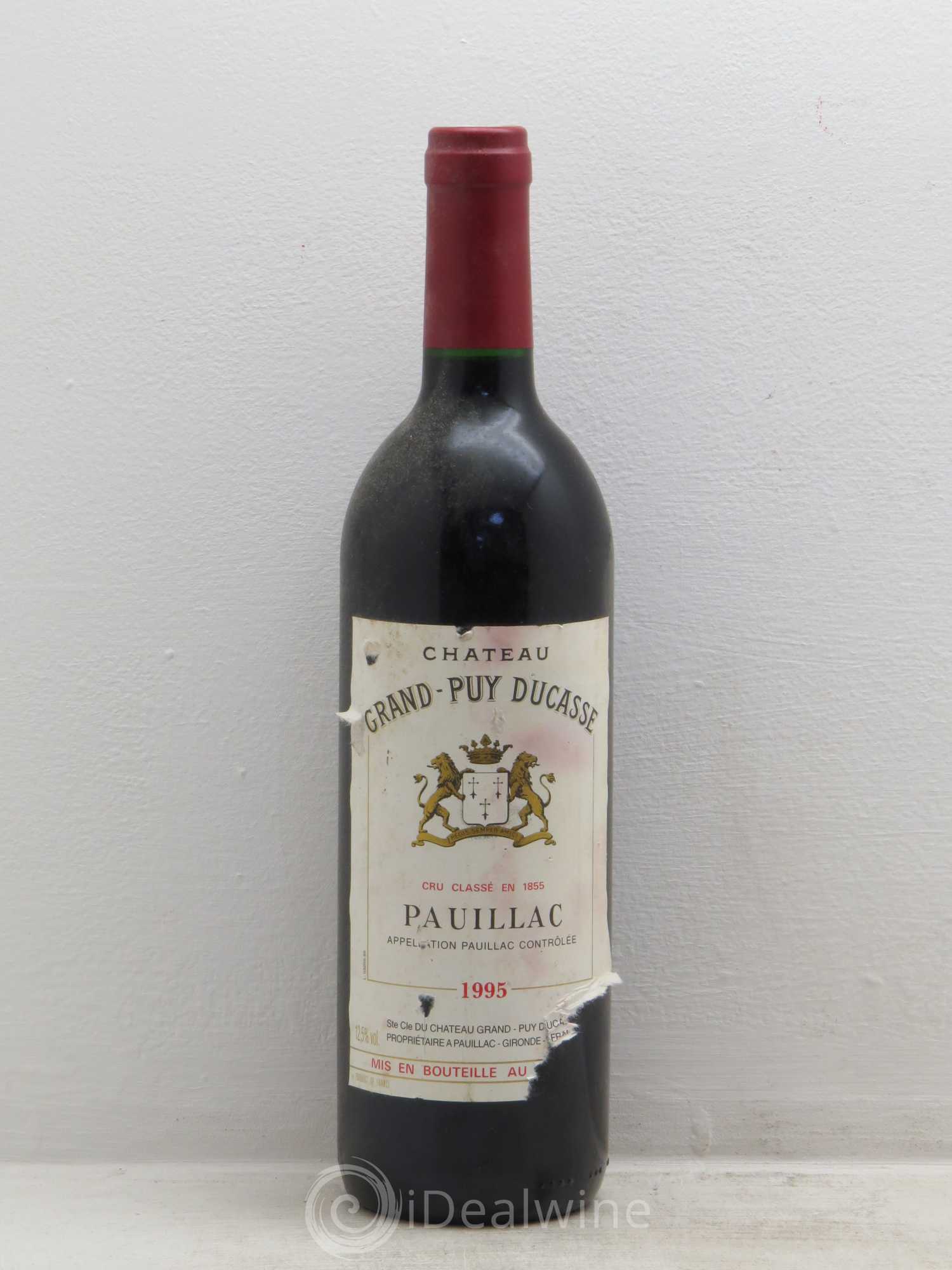 Château Grand Puy Ducasse 5ème Grand Cru Classé 1995 - Lot de 6 bouteilles - 0