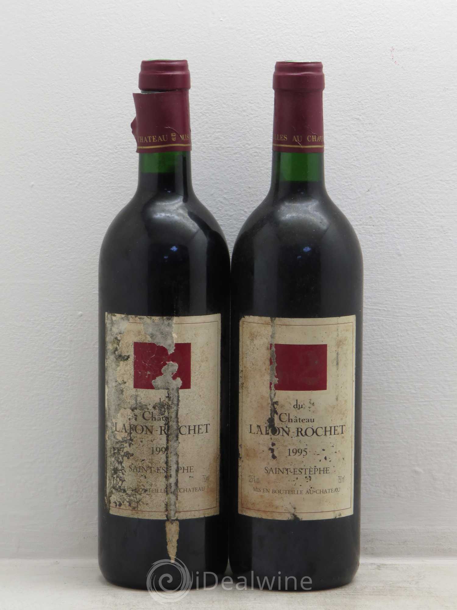 Château Saint-Estèphe n°2 de lafon rochet 1995 - Posten von 2 Flaschen - 0