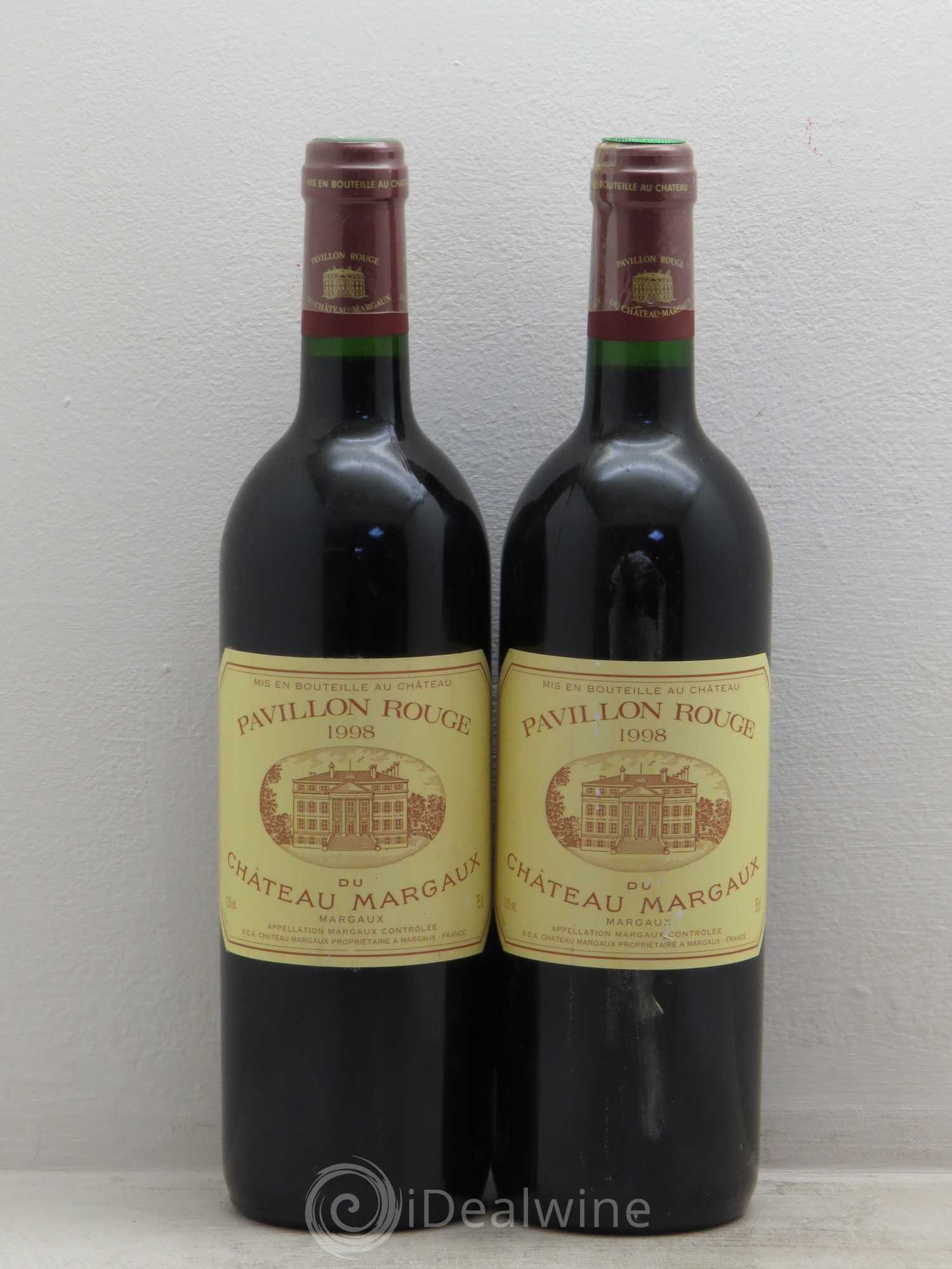 Pavillon Rouge du Château Margaux Second Vin 1998 - Lot de 2 bouteilles - 0