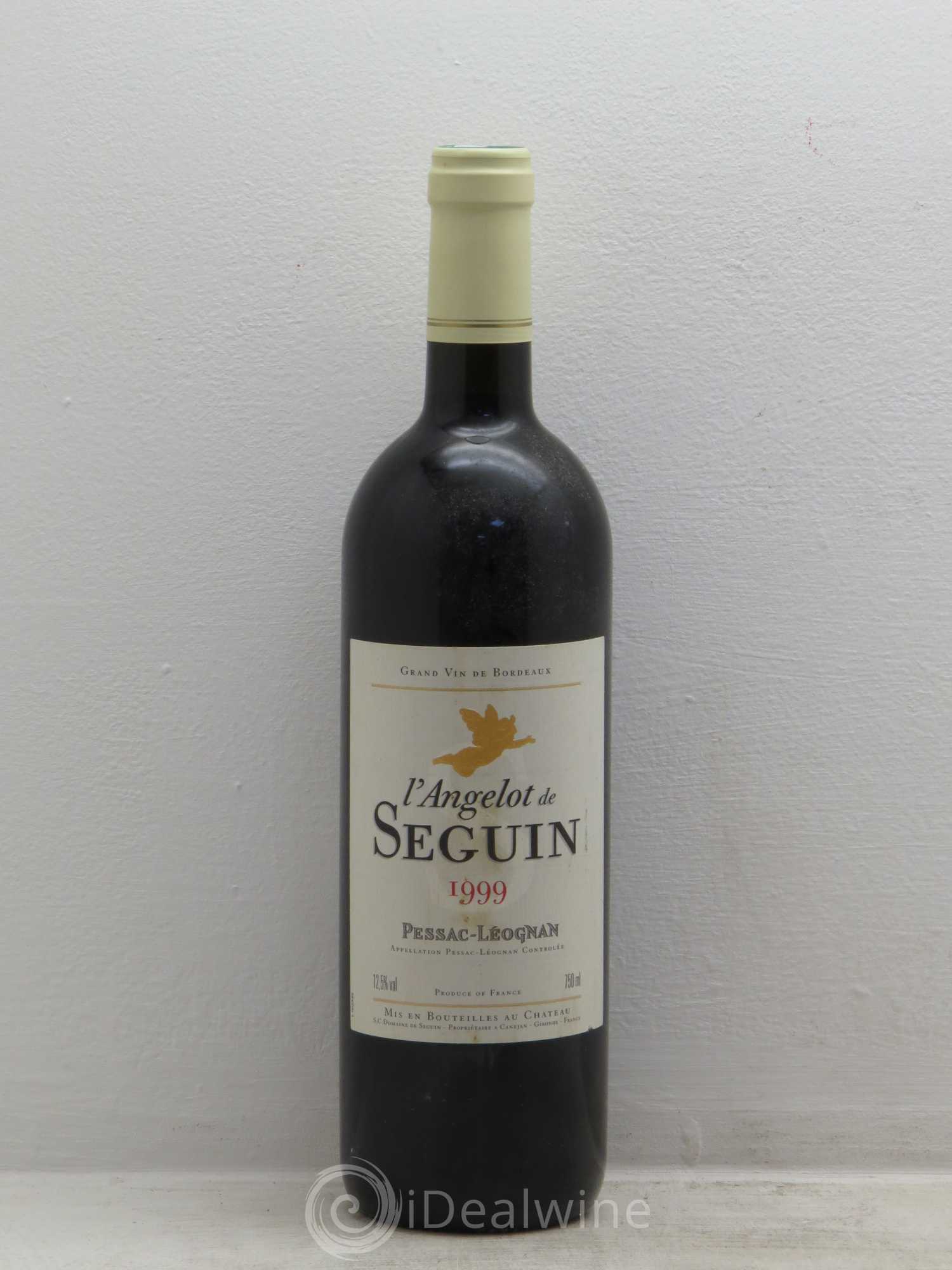 Pessac-Léognan angelot de seguin 1999 - Posten von 6 Flaschen - 0