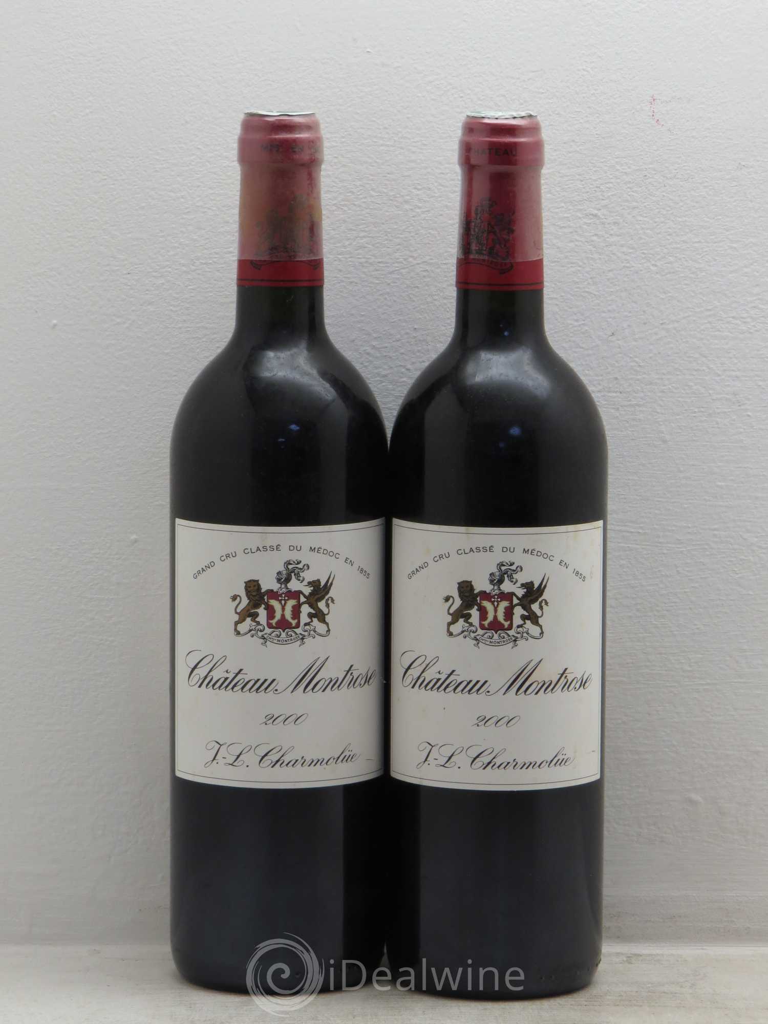 Château Montrose 2ème Grand Cru Classé 2000 - Lot de 2 bouteilles - 0