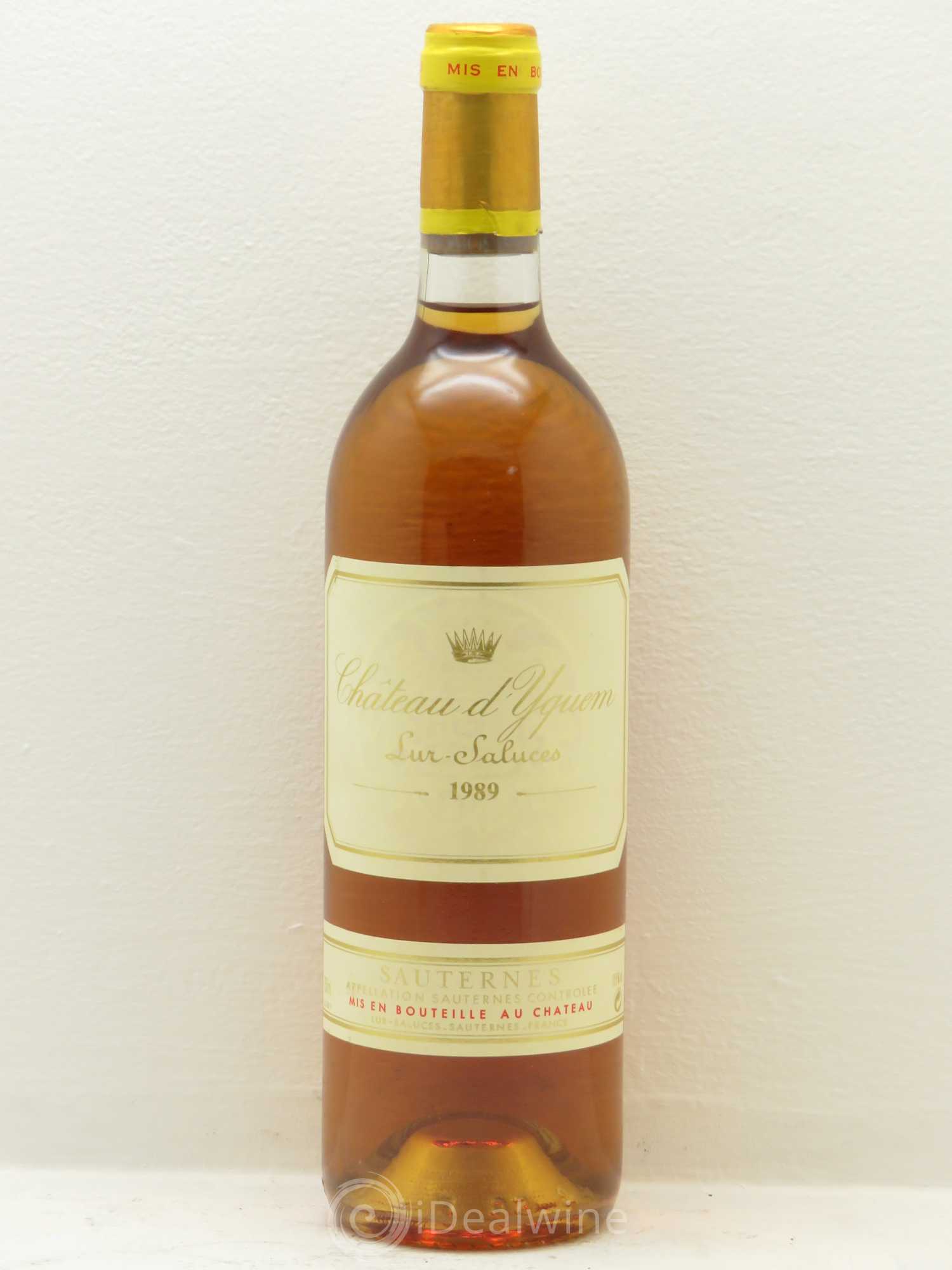 Château d' Yquem 1er Cru Classé Supérieur 1989 - Lotto di 1 bottiglia - 0