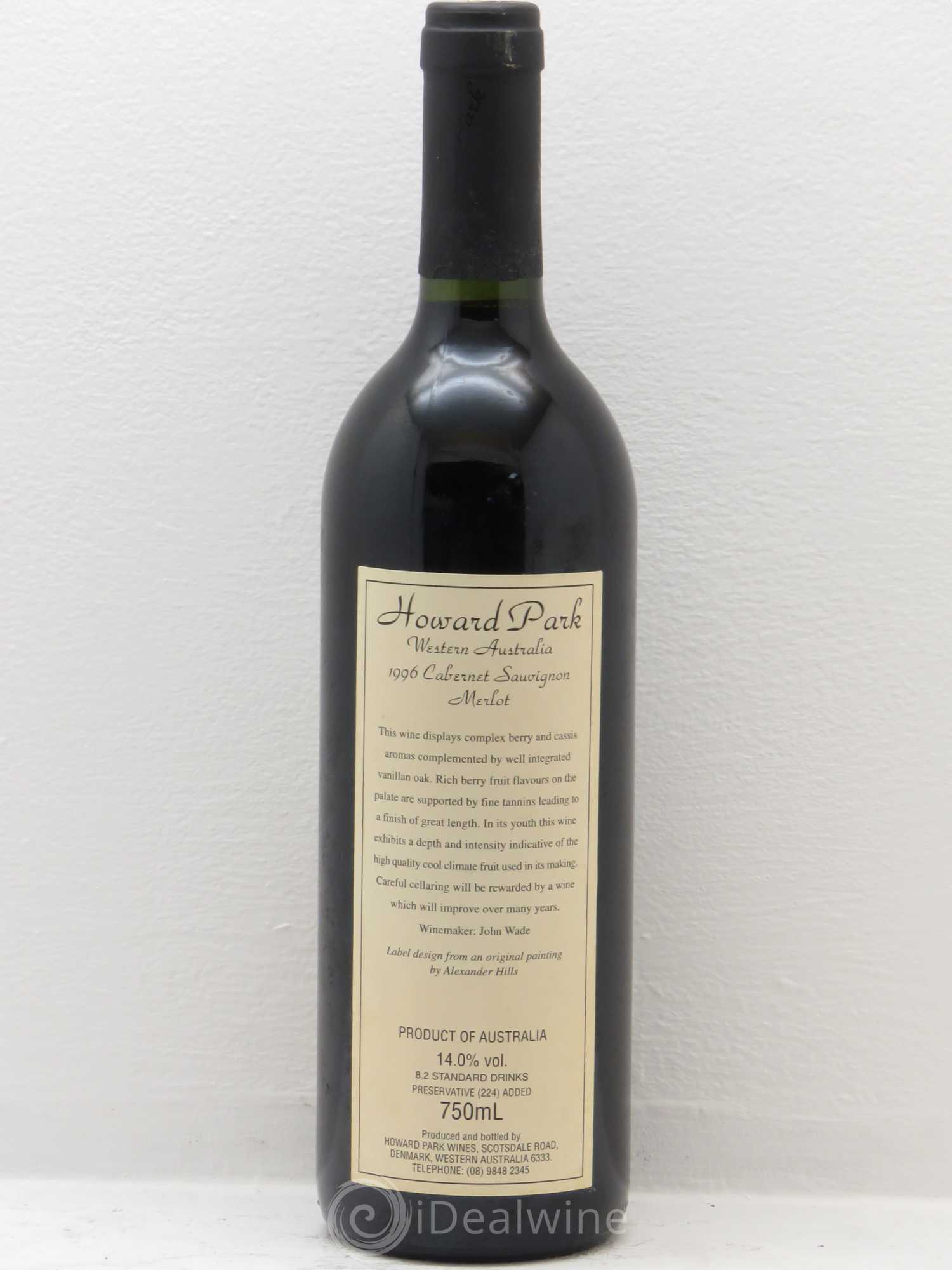 Western Australia Cabernet Sauvignon Howard Park 1996 - Lot de 6 bouteilles - 1