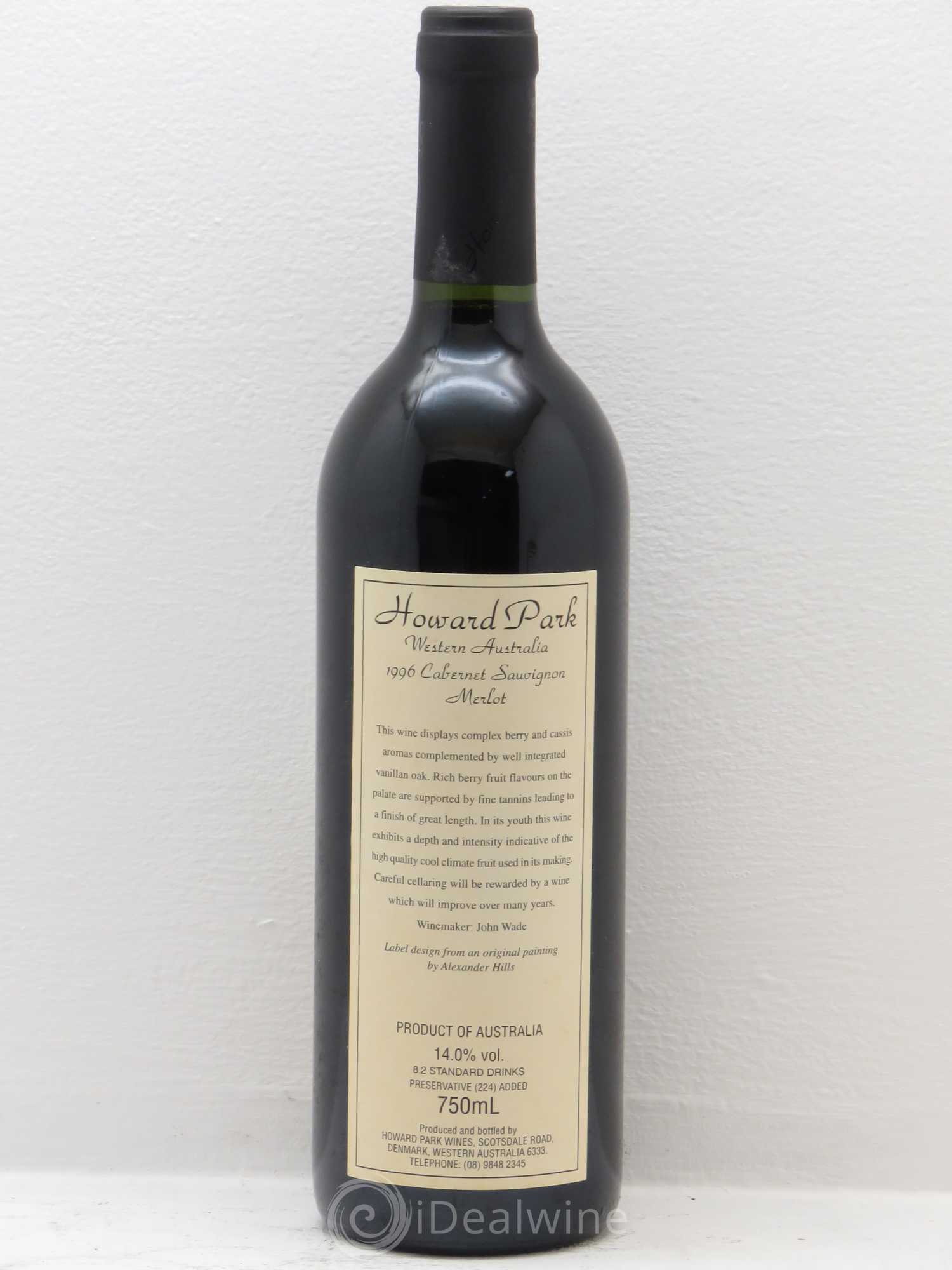 Vins Etrangers howard park cabernet sauvignon western australia 1996 - Lotto di 1 bottiglia - 1
