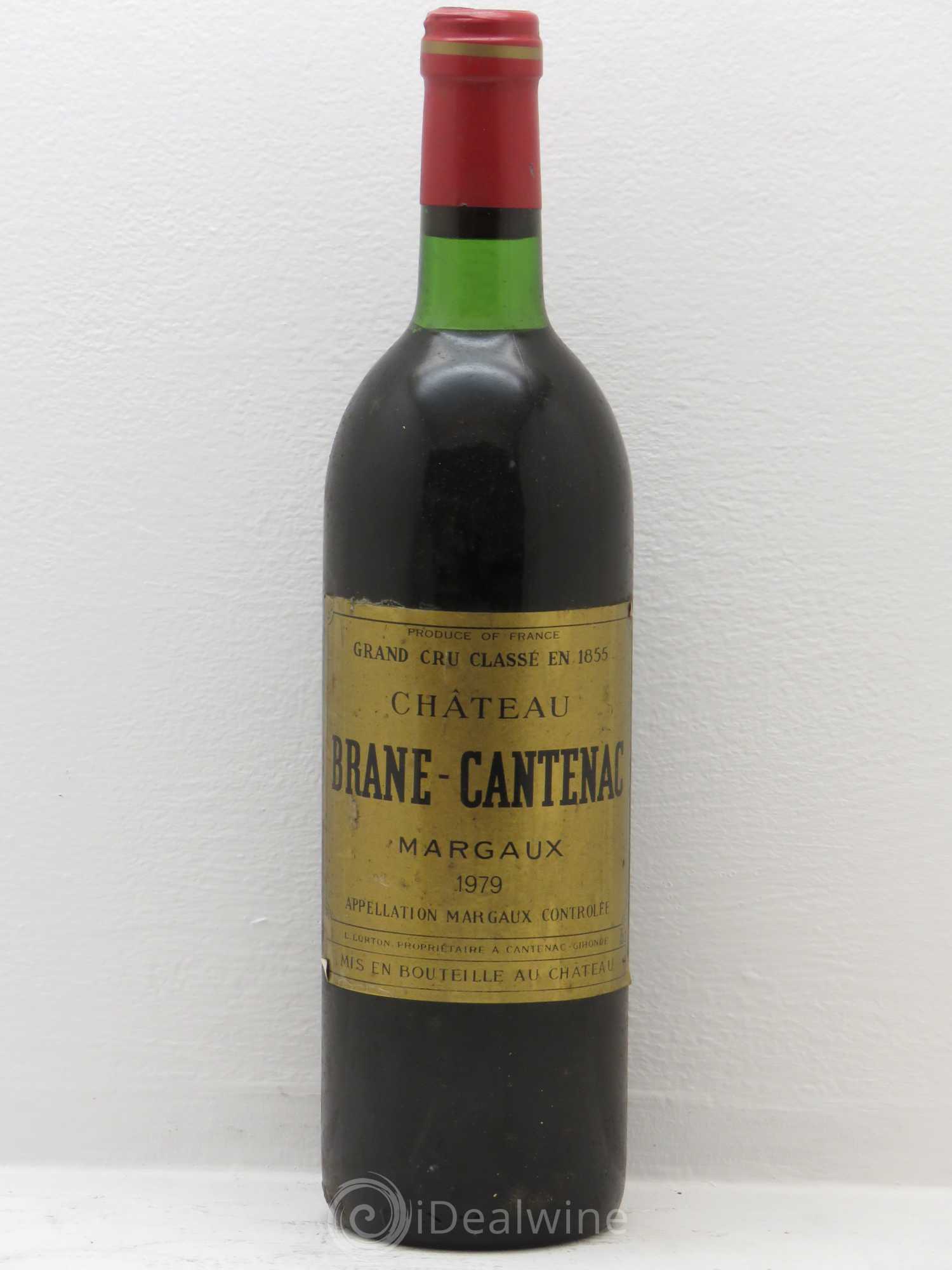 Château Brane Cantenac 2ème Grand Cru Classé 1979 - Lot de 6 bouteilles - 0