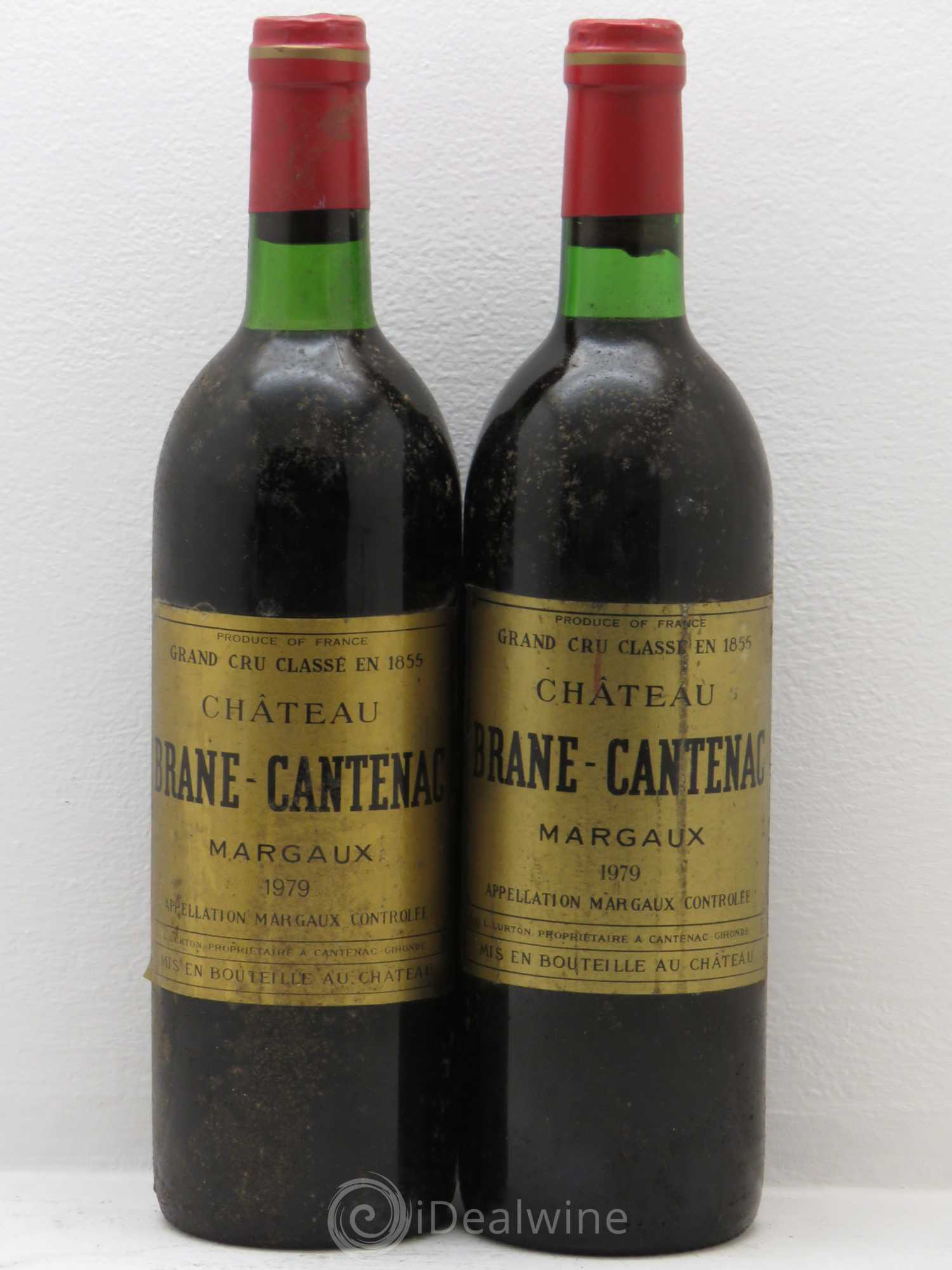 Château Brane Cantenac 2ème Grand Cru Classé 1979 - Lot de 2 bouteilles - 0