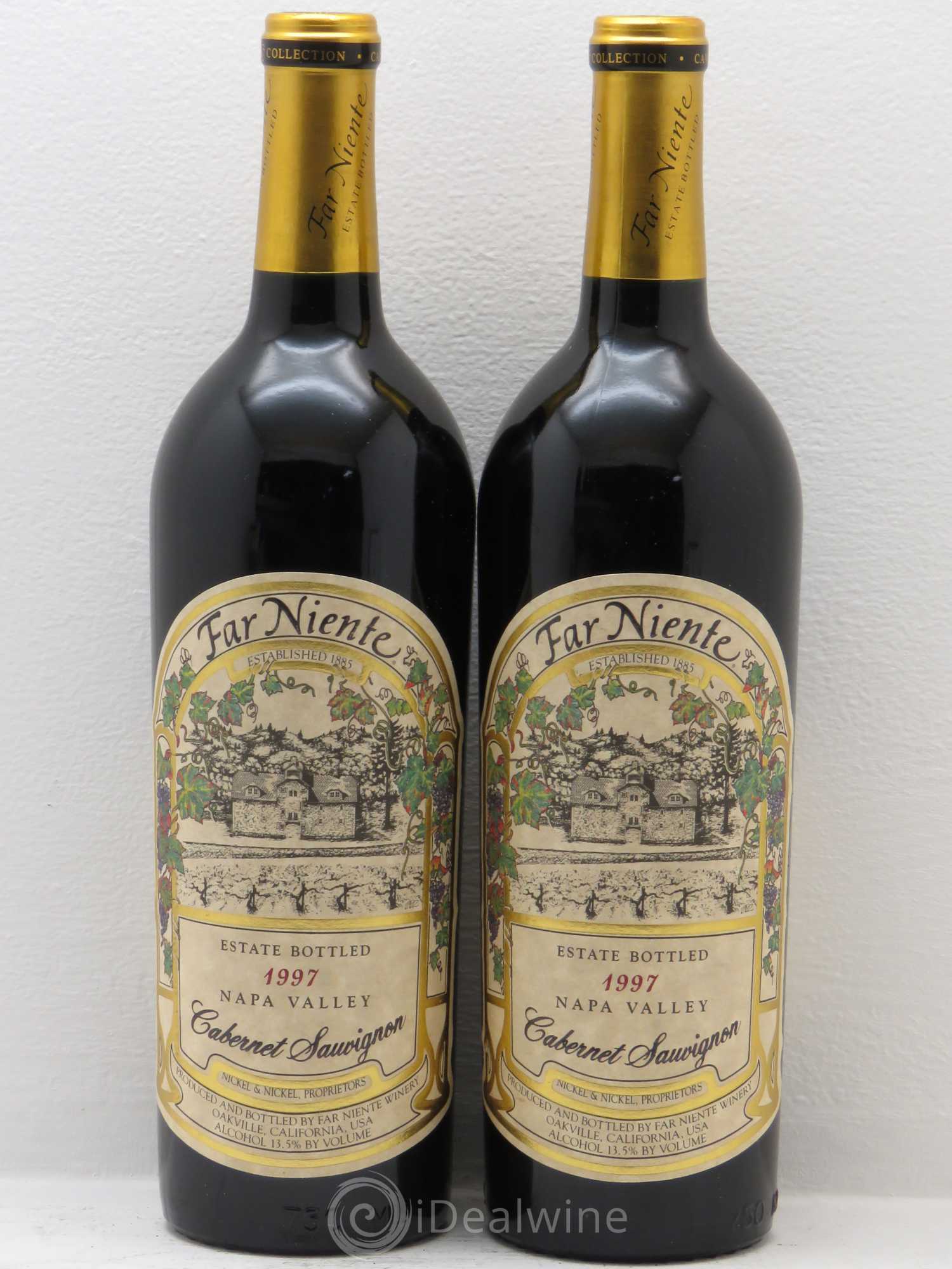 Napa Valley Cabernet Sauvignon Far Niente 1997 - Lot de 2 bouteilles - 0