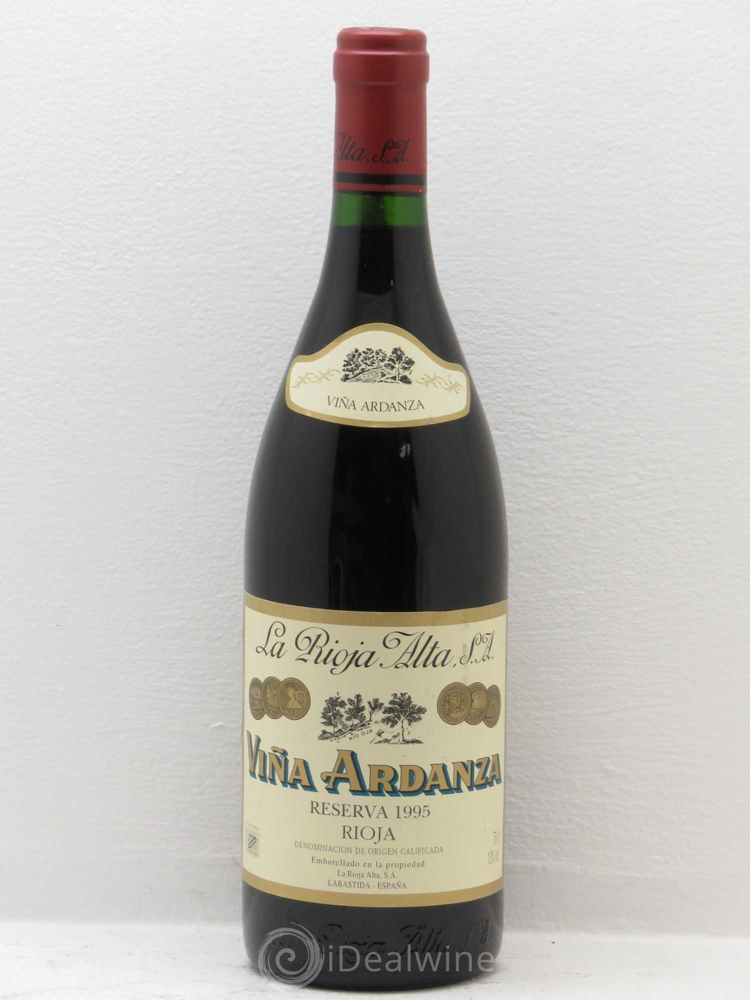 Rioja DOCA Vina ardenza reserva 1995 - Lotto di 1 bottiglia - 0