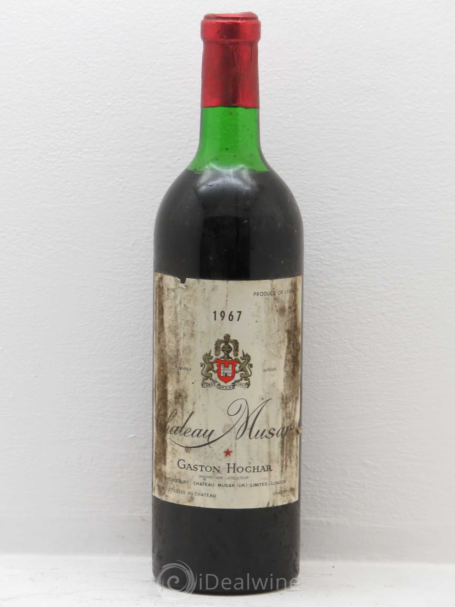 Château Musar Serge Hochar 1967 - Lot de 1 bouteille - 0