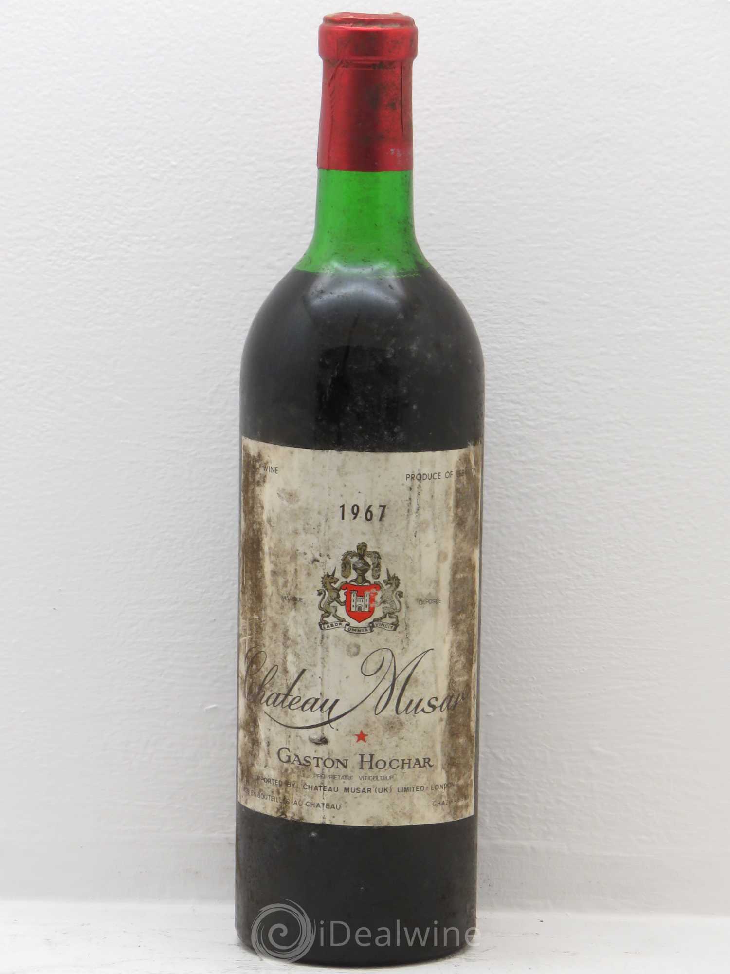 Château Musar Serge Hochar 1967 - Lot de 1 bouteille - 0